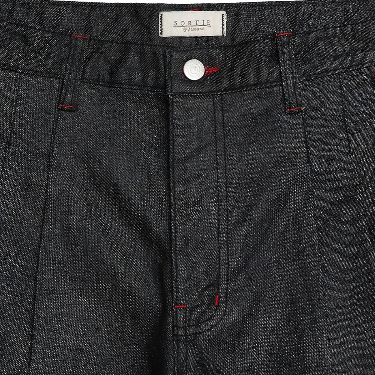 솔티(SORTIE) 570 Wide Denim Trousers (Black)