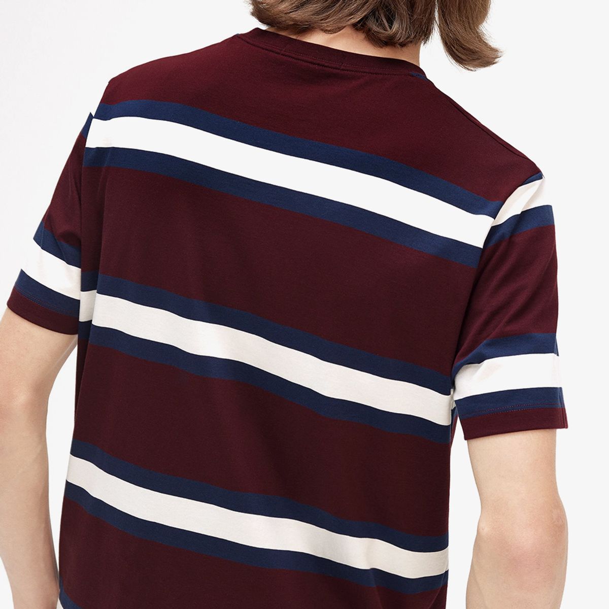 프레드페리(FRED PERRY) [Sport] 볼드 스트라이프 티셔츠 - 옥스블러드 AFPM2519852-K22