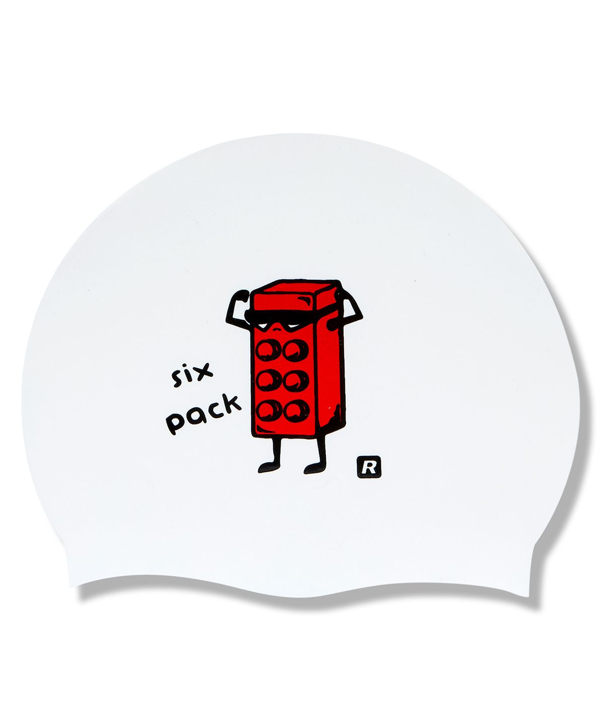 랠리스포츠(RALLY) [PRUC900 RED] 식스팩 실리콘 수모 레드