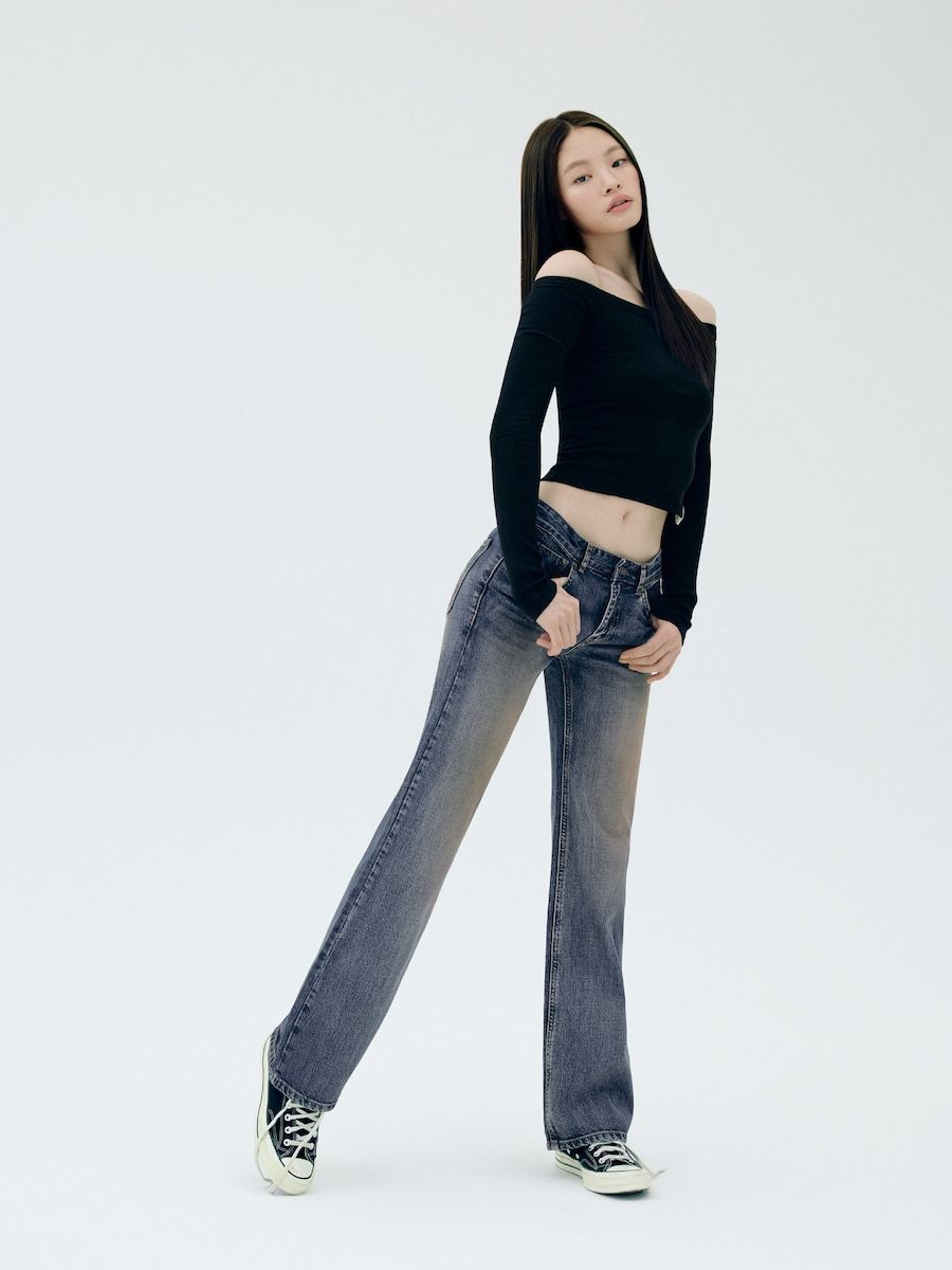◆GLOWNY◆ THE RODEO JEANS VINTAGE BLUE GC25SSJS002VB MUSINSA | GLOWNY THE RODEO JEANS (VINTAGE BLUE)