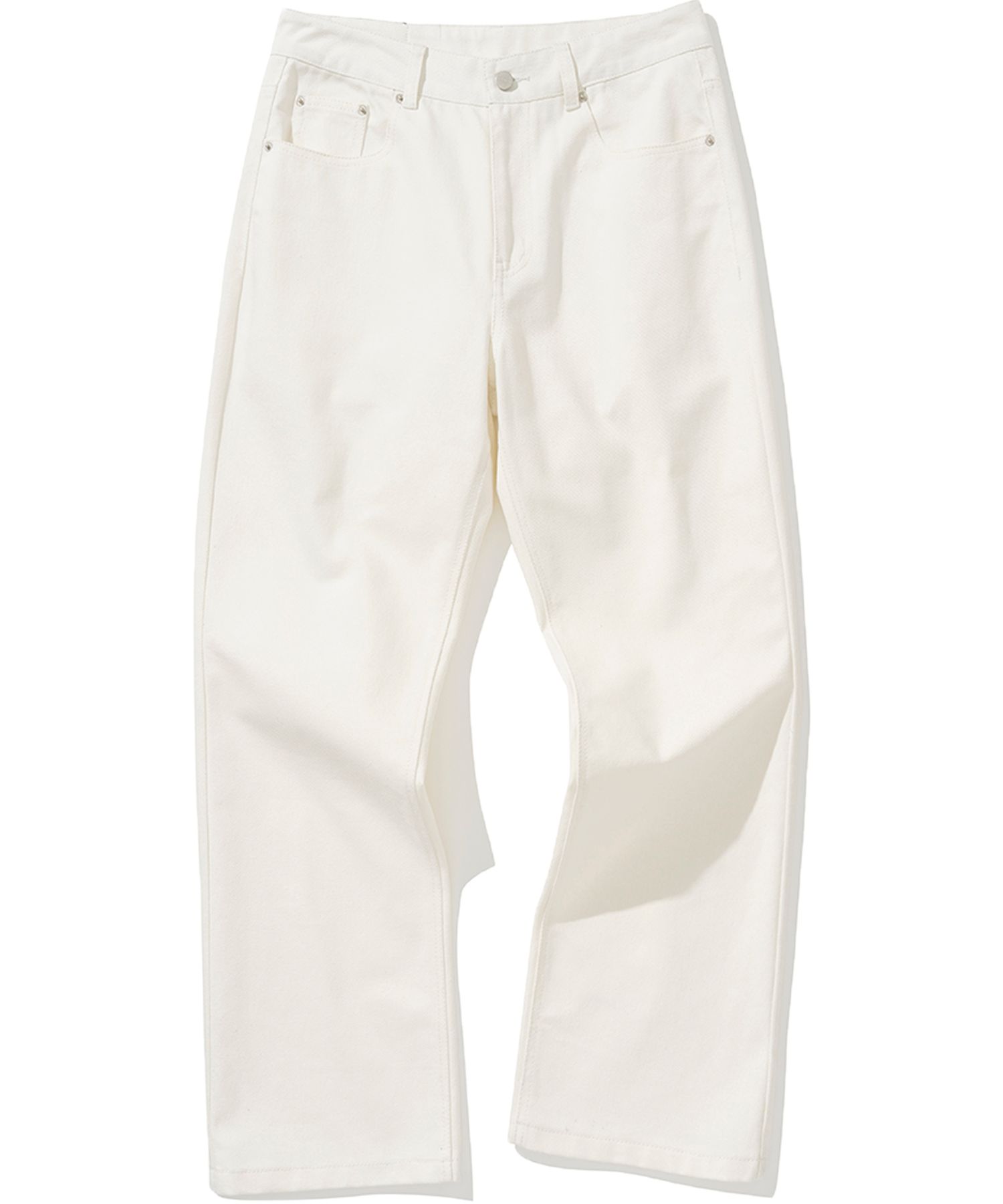 ☆NOT4NERD☆ Circle N Denim Pants White PT074WH MUSINSA | NOT4NERD N4ND Drip Logo Denim Pants - White
