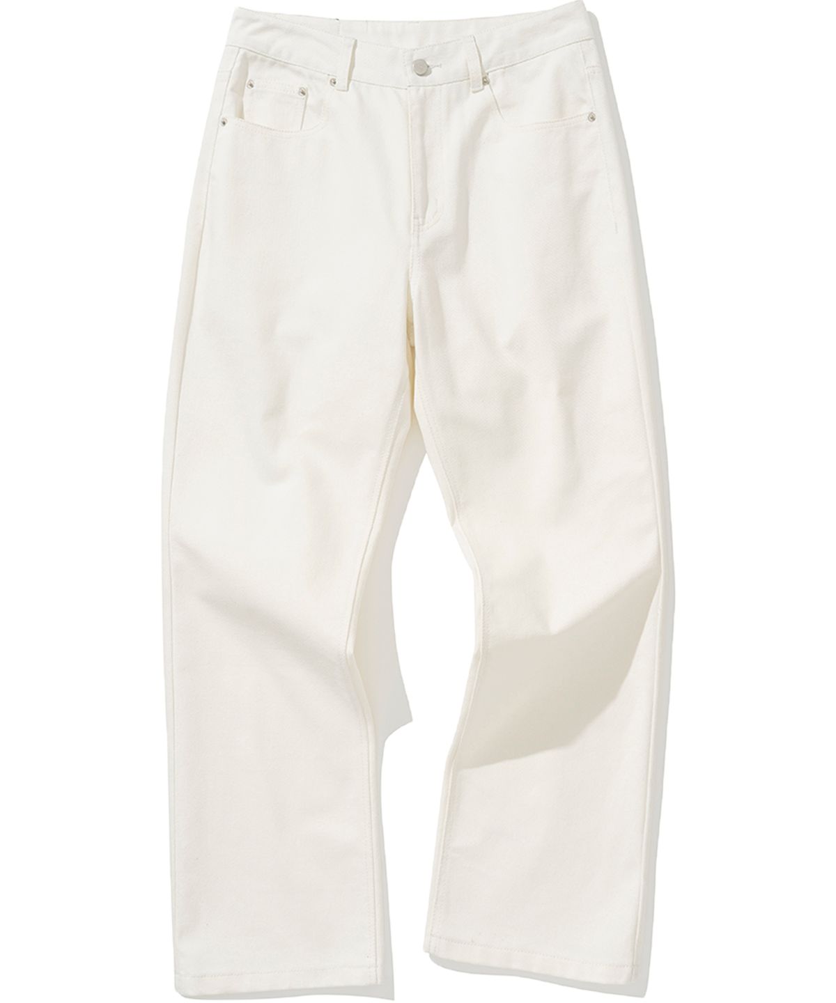 낫포너드(NOT4NERD) N4ND Drip Logo Denim Pants - White