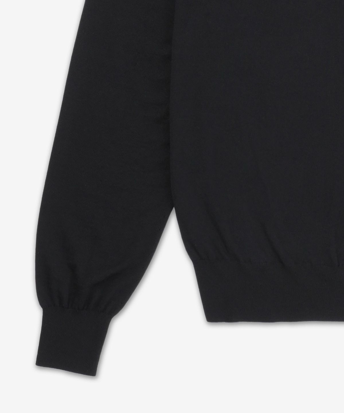 생로랑(SAINT LAURENT) 파인 메리노 니트 - 블랙 / 821736Y76GM1000