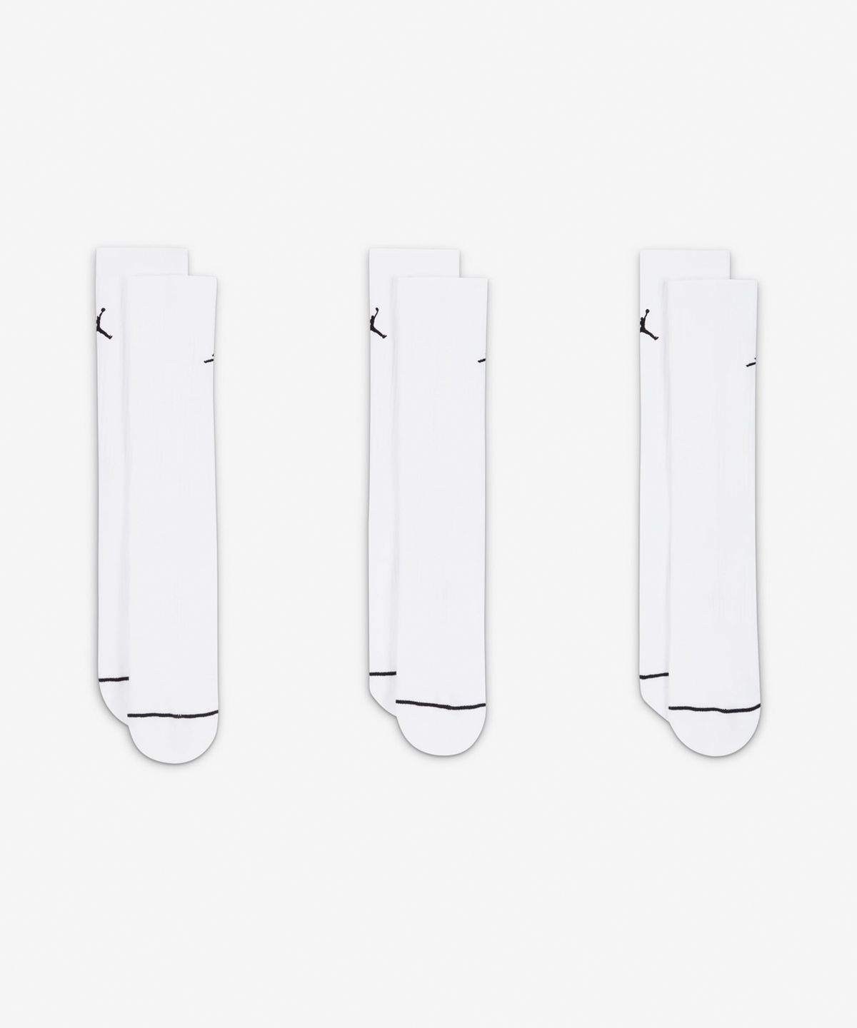 나이키(NIKE) 조던 에브리데이 크루 삭스(3켤레) - 화이트:블랙 / DX9632-100