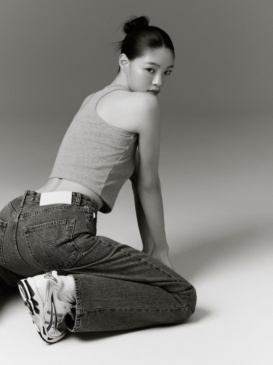 ★ GLOWNY★ THE EMMA JEANS HERITAGE BLUE GC25SSJS003HB MUSINSA | GLOWNY THE EMMA JEANS (HERITAGE BLUE)