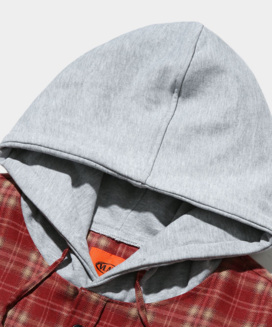 【DIMITRI BLACK】 VLAD Bias Check Hooded Shirt MUSINSA | DIMITRI BLACK VLAD Bias Check Hooded Shirt_Red
