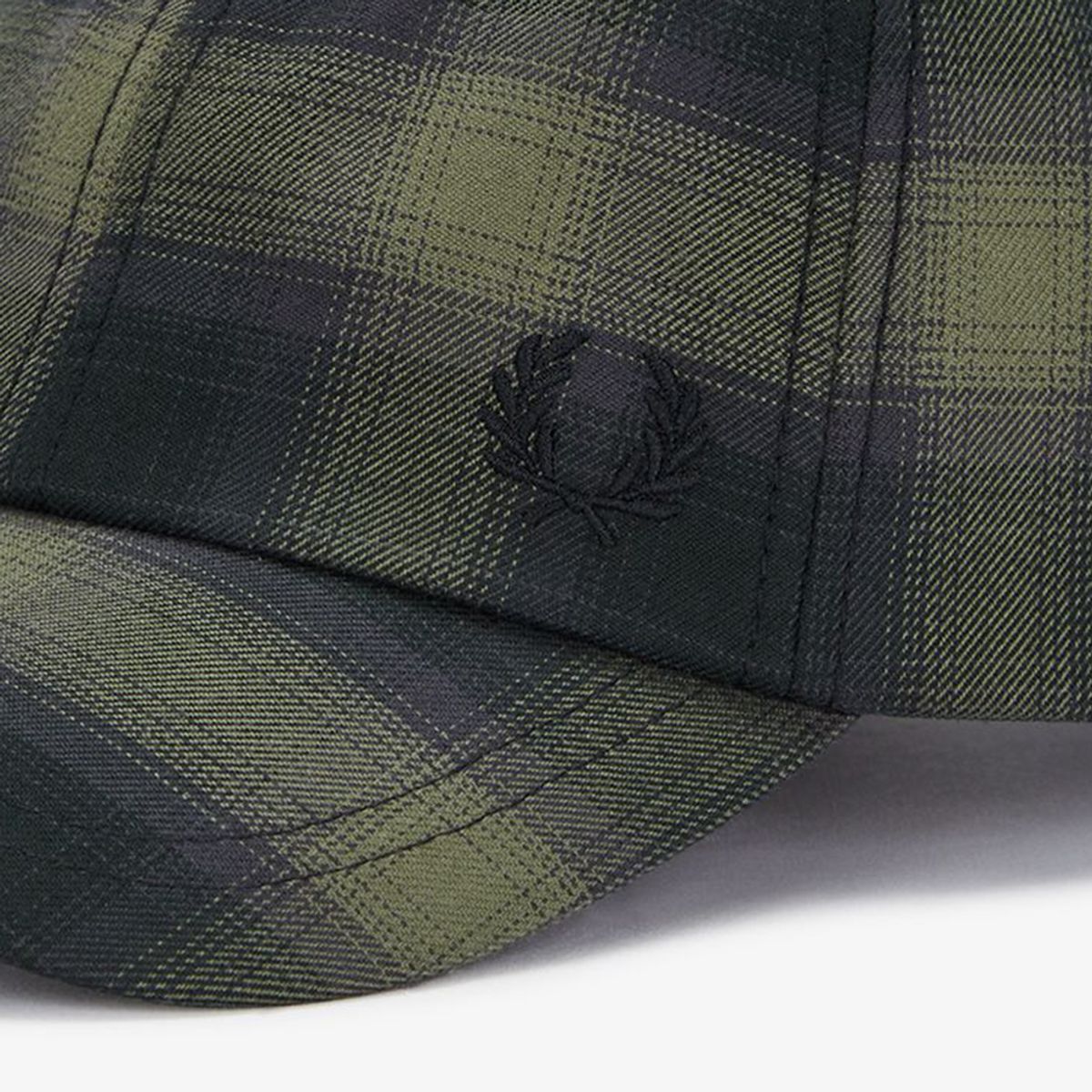 프레드페리(FRED PERRY) 블러 체크 캡 - LW그린 CFPU2438669-X21