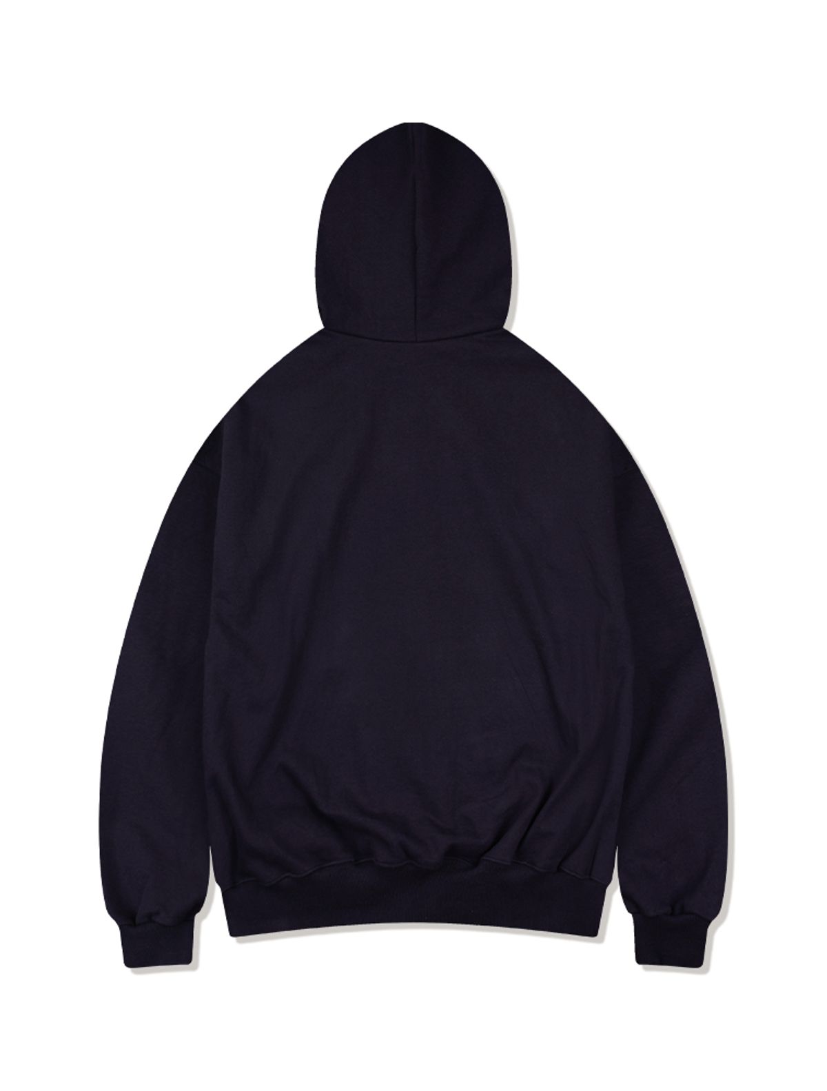 라 메종 스튜디오(LA MAISON STUDIO) UNISEX 투톤 블러 엠보로고 후드 집업 네이비(FCF1ZP323M)