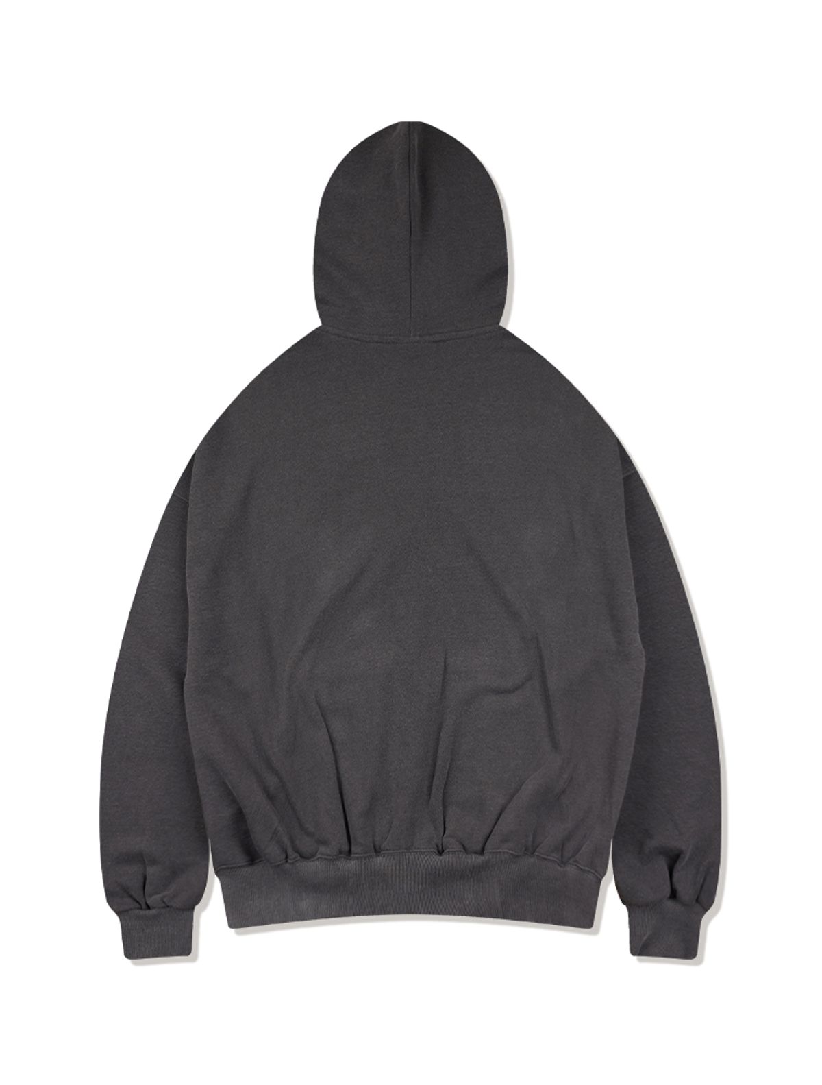라 메종 스튜디오(LA MAISON STUDIO) UNISEX 빈티지 로고 피그먼트 후드 집업 차콜(FCF1ZP324M)
