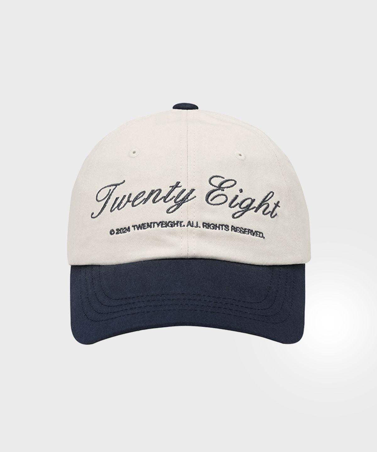 트웬티에잇(TWENTYEIGHT) Twenty Eight Two-tone Ballcap [Navy]