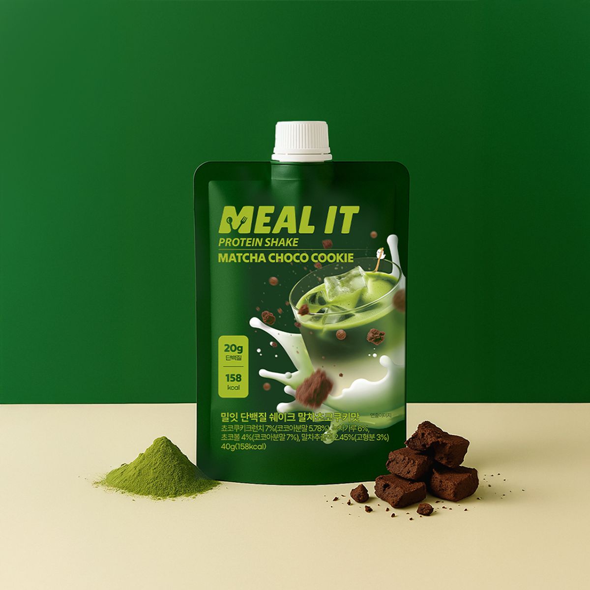 밀잇(MEAL IT) 식단관리 단백질 쉐이크 포켓형 스타터팩 맛보기 패키지 (말차초코쿠키맛, 시리얼맛, 피스타치오맛, 멜론맛, 초코맛, 커피맛, 바나나맛)
