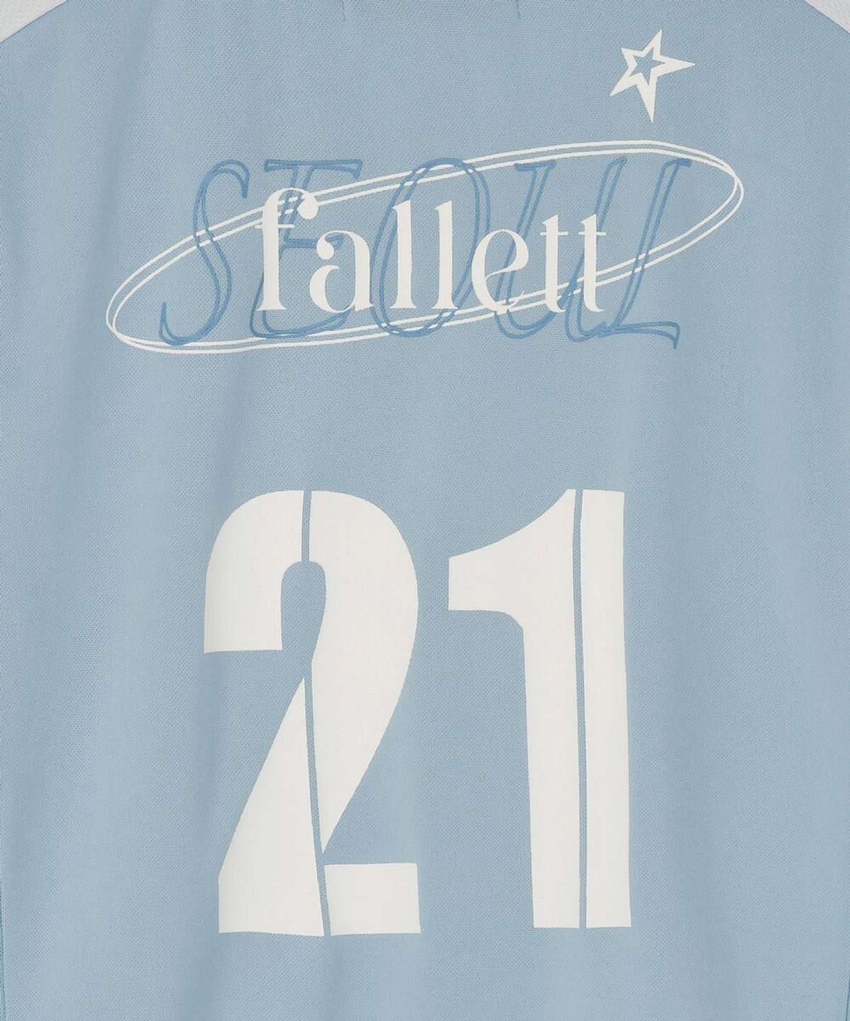 팔렛(FALLETT) 스포츠 풋볼 반팔티 스카이 블루