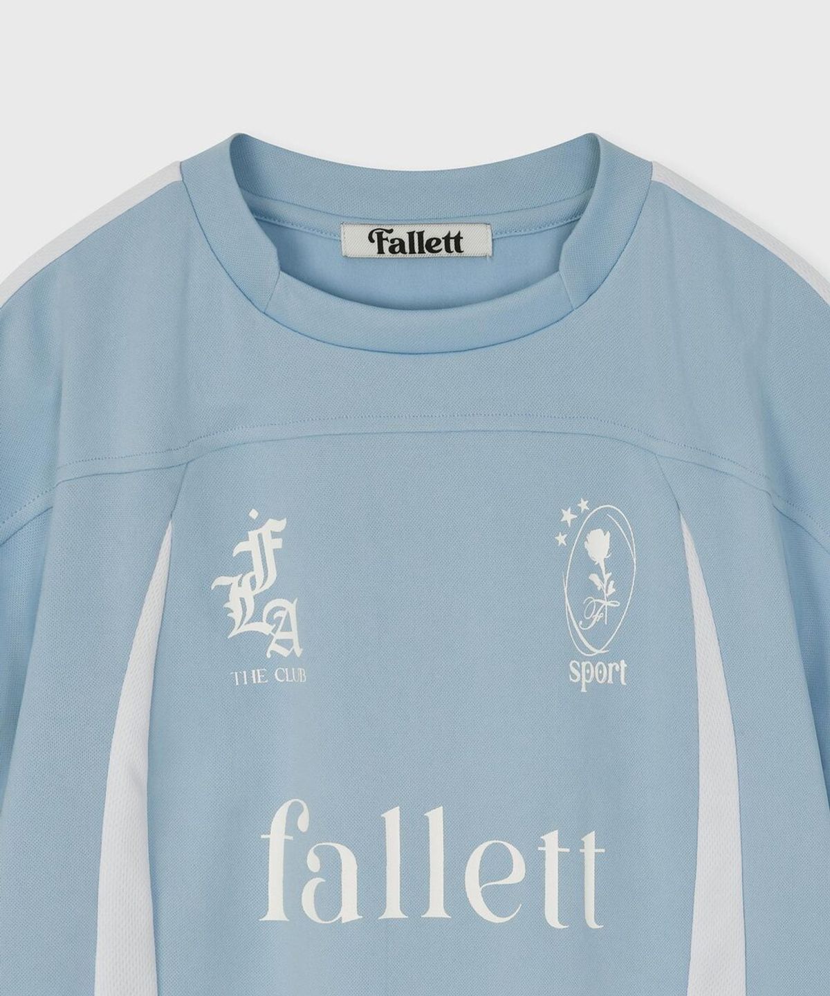 팔렛(FALLETT) 스포츠 풋볼 반팔티 스카이 블루