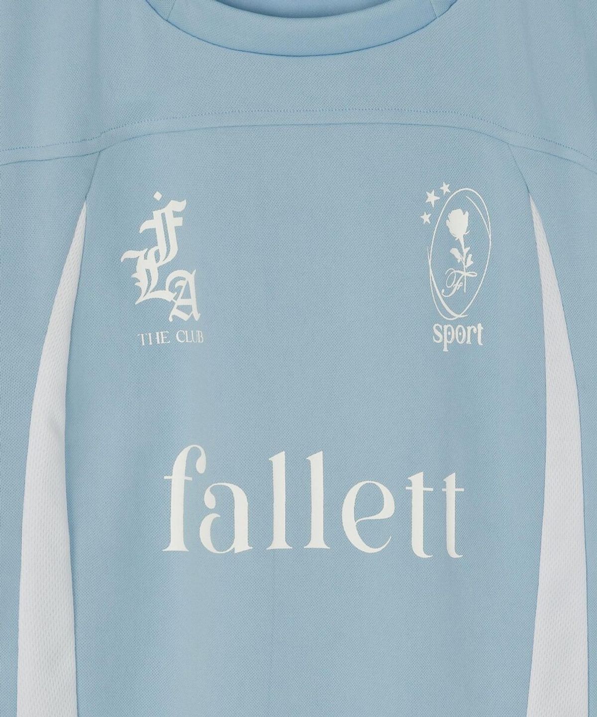 팔렛(FALLETT) 스포츠 풋볼 반팔티 스카이 블루