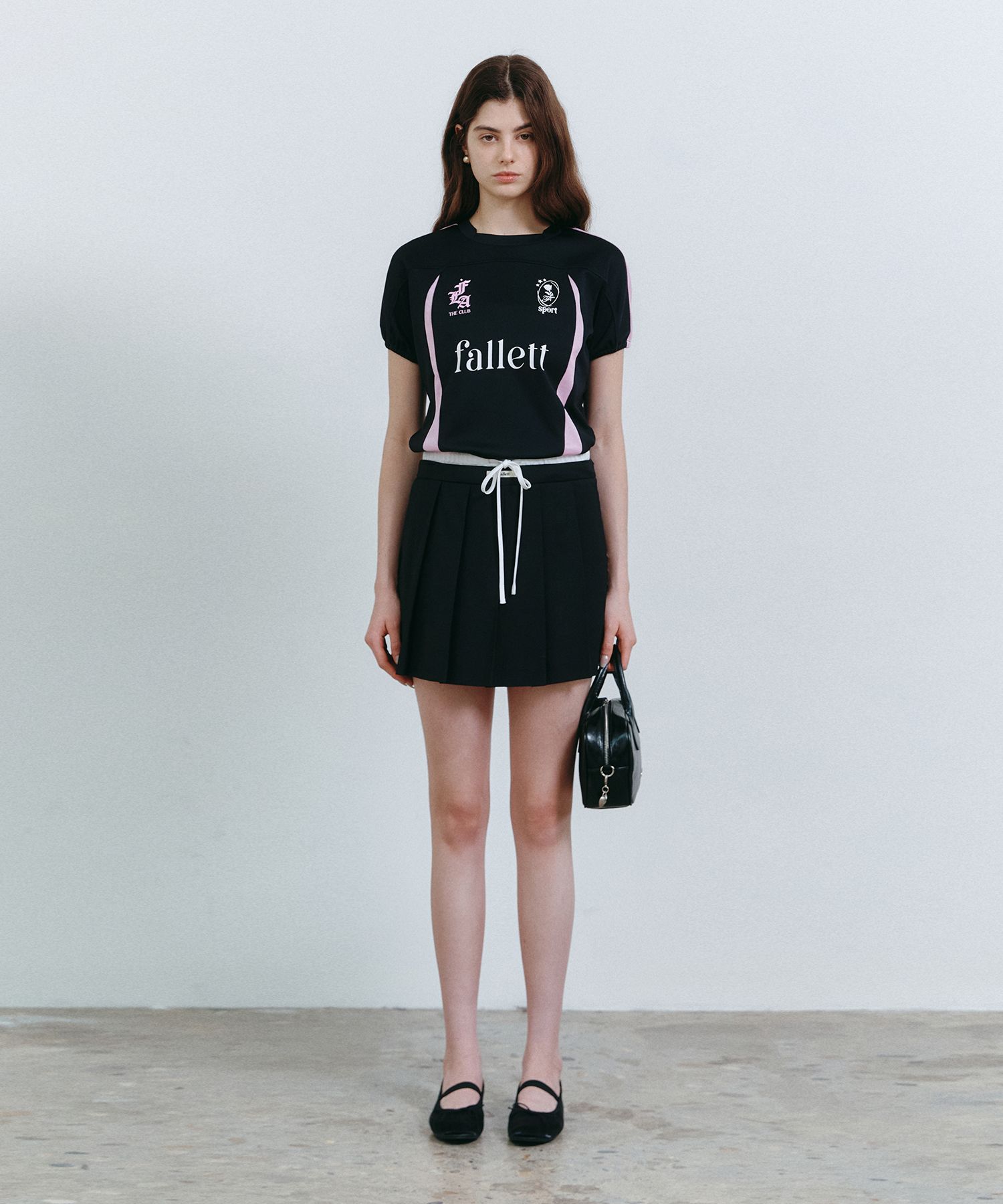 カジュアル ロゴT[FALLETT] SPORTS FOOTBALL SHORT SLEEVE TEE MUSINSA | FALLETT Sports Football Short Sleeve T-Shirt Black