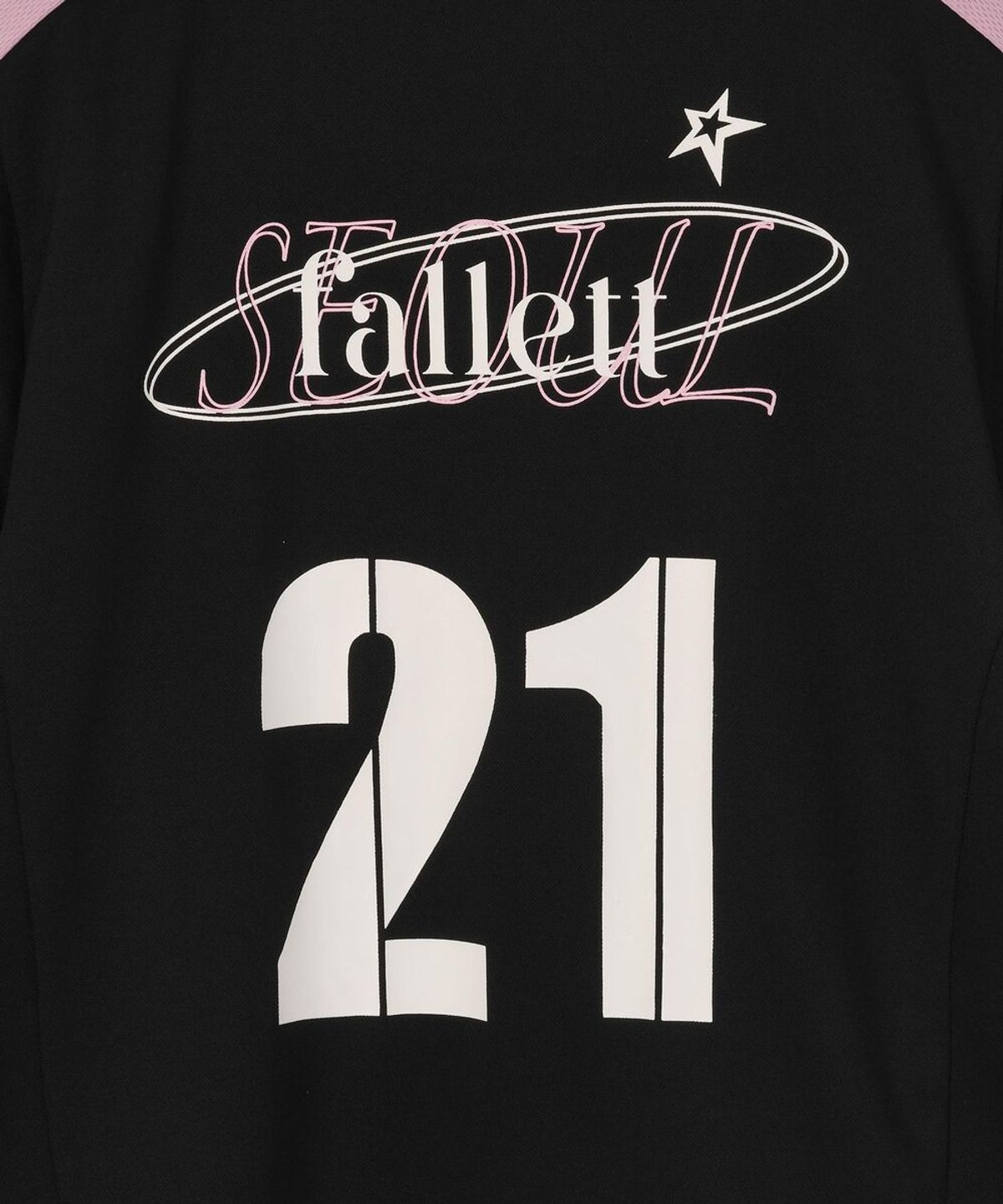 팔렛(FALLETT) 스포츠 풋볼 반팔티 블랙