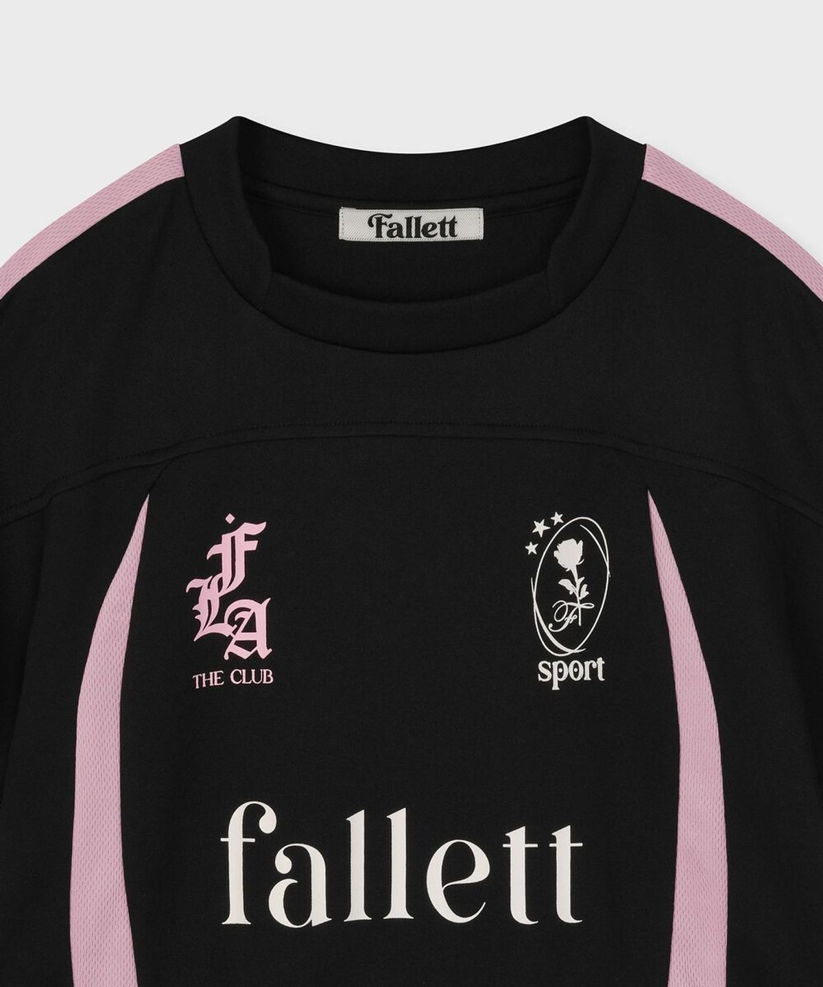 팔렛(FALLETT) 스포츠 풋볼 반팔티 블랙