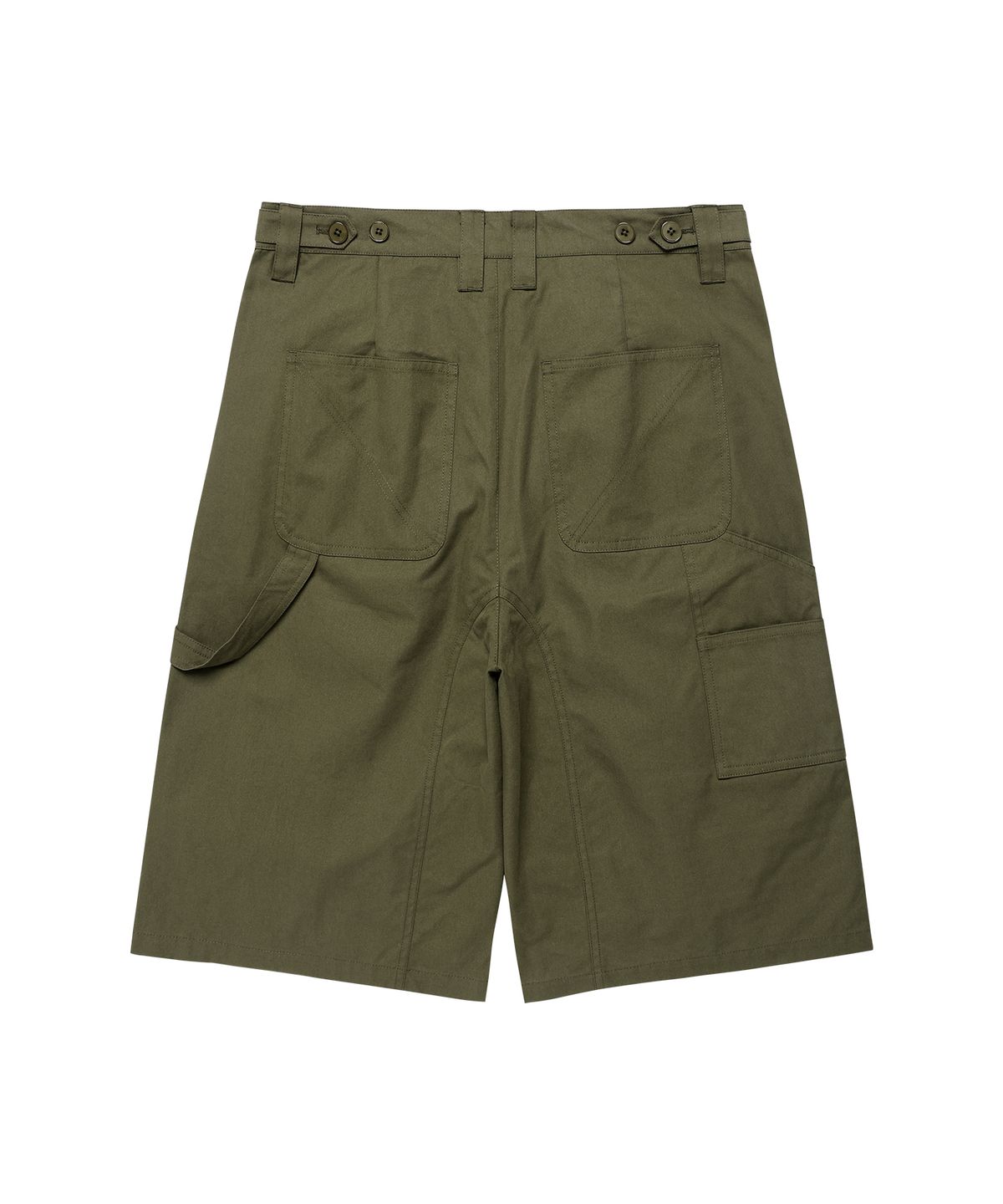 더바이닐하우스(THEVINYLHOUSE) THREE-QUARTER DART PANTS KHAKI
