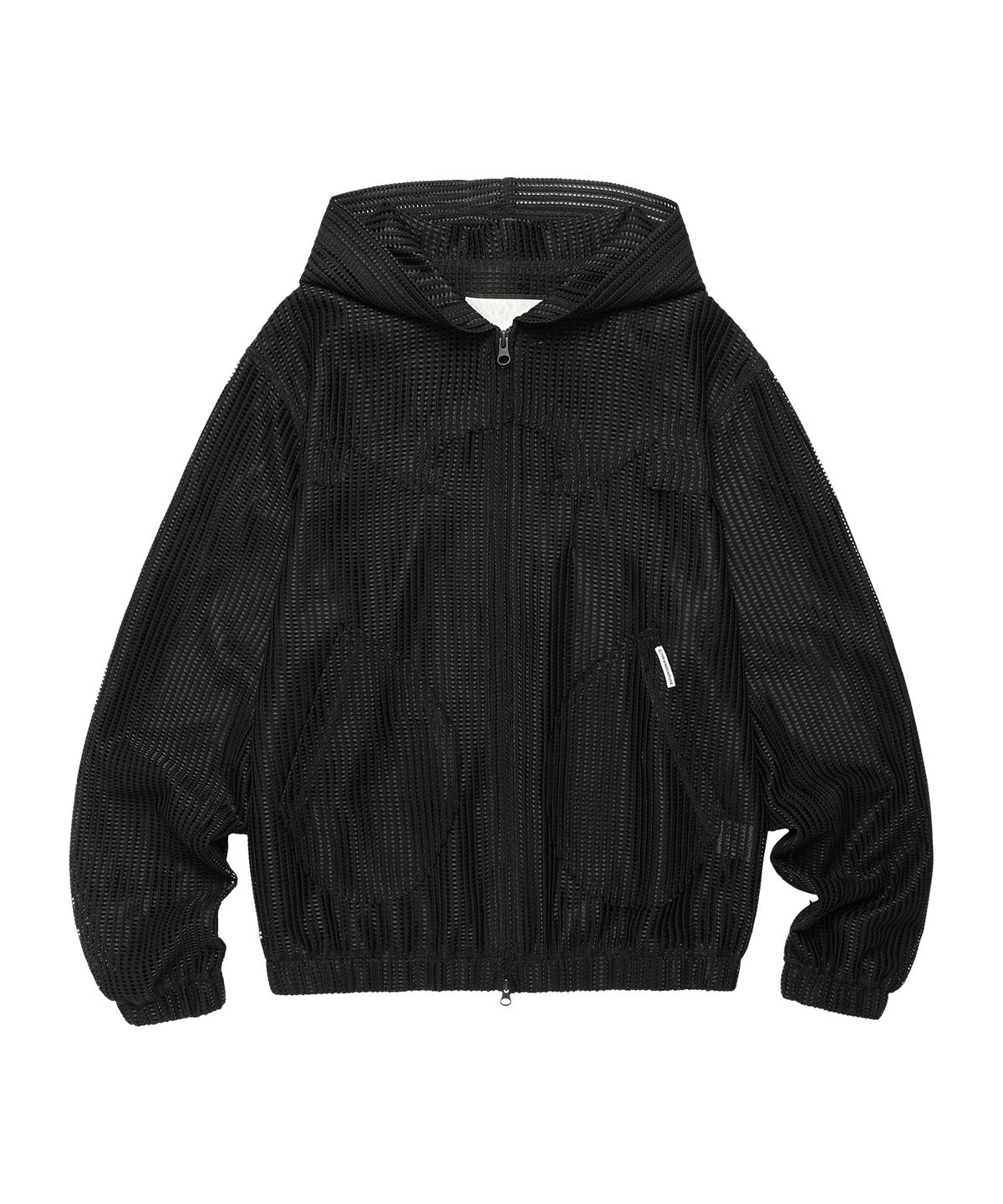 더바이닐하우스(THEVINYLHOUSE) MESH GRID JACKET BLACK