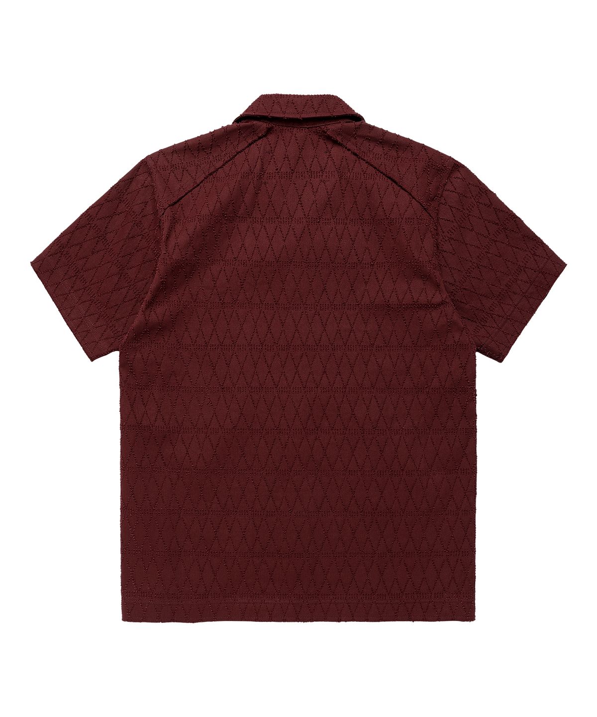 더바이닐하우스(THEVINYLHOUSE) TEXTURE CHECK SHIRTS WINE