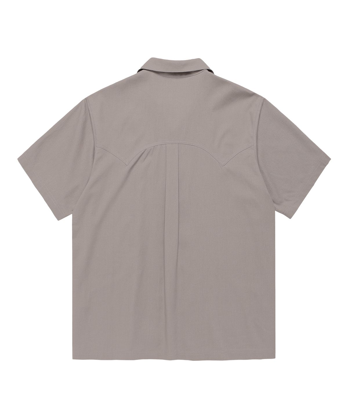 더바이닐하우스(THEVINYLHOUSE) LINEN MESH SHORT SLEEVE SHIRTS BROWN