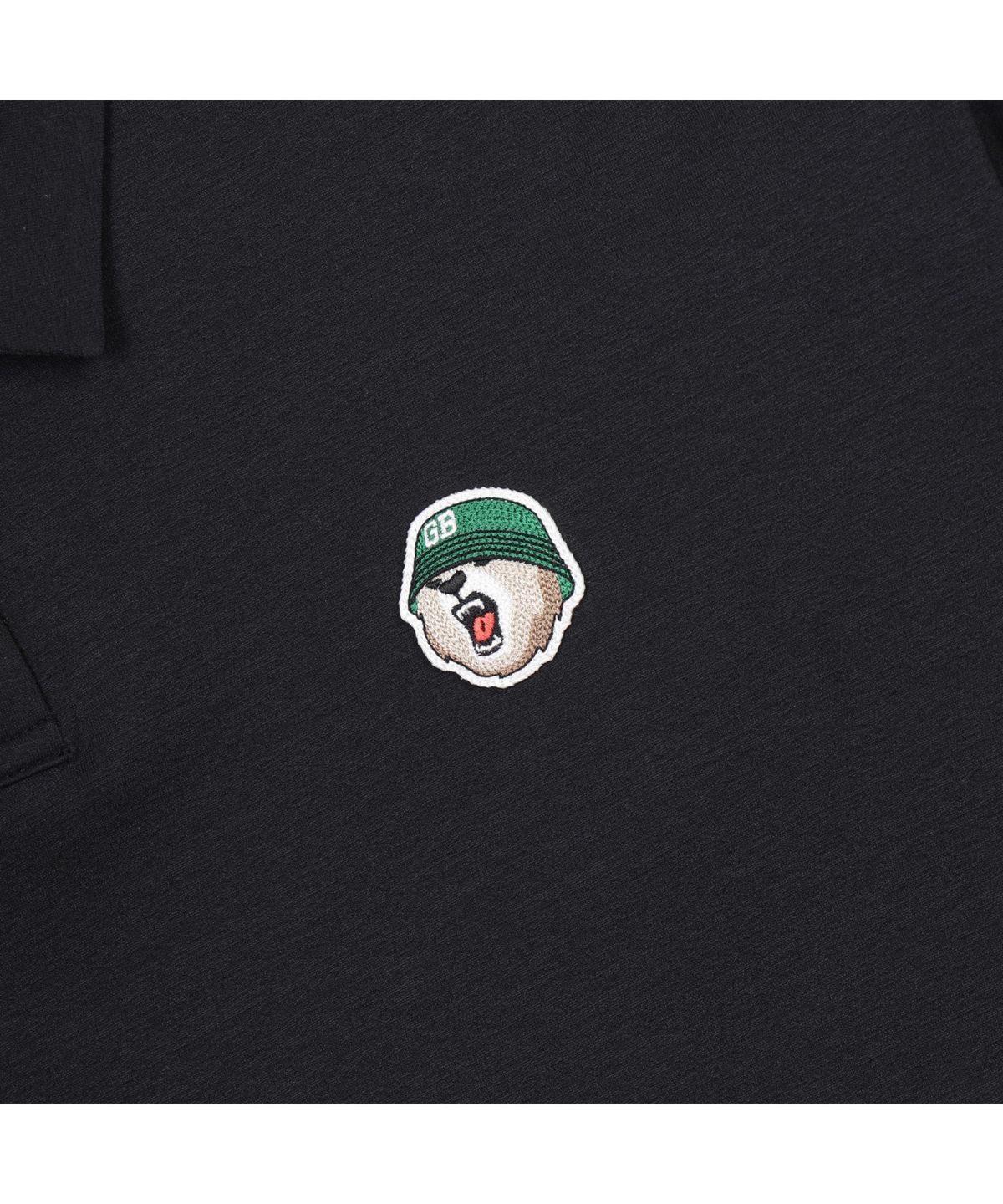 골든베어(GOLDEN BEAR) (UNI) SORONA Printed Back Polo T-shirt_G4TAM25395BKX