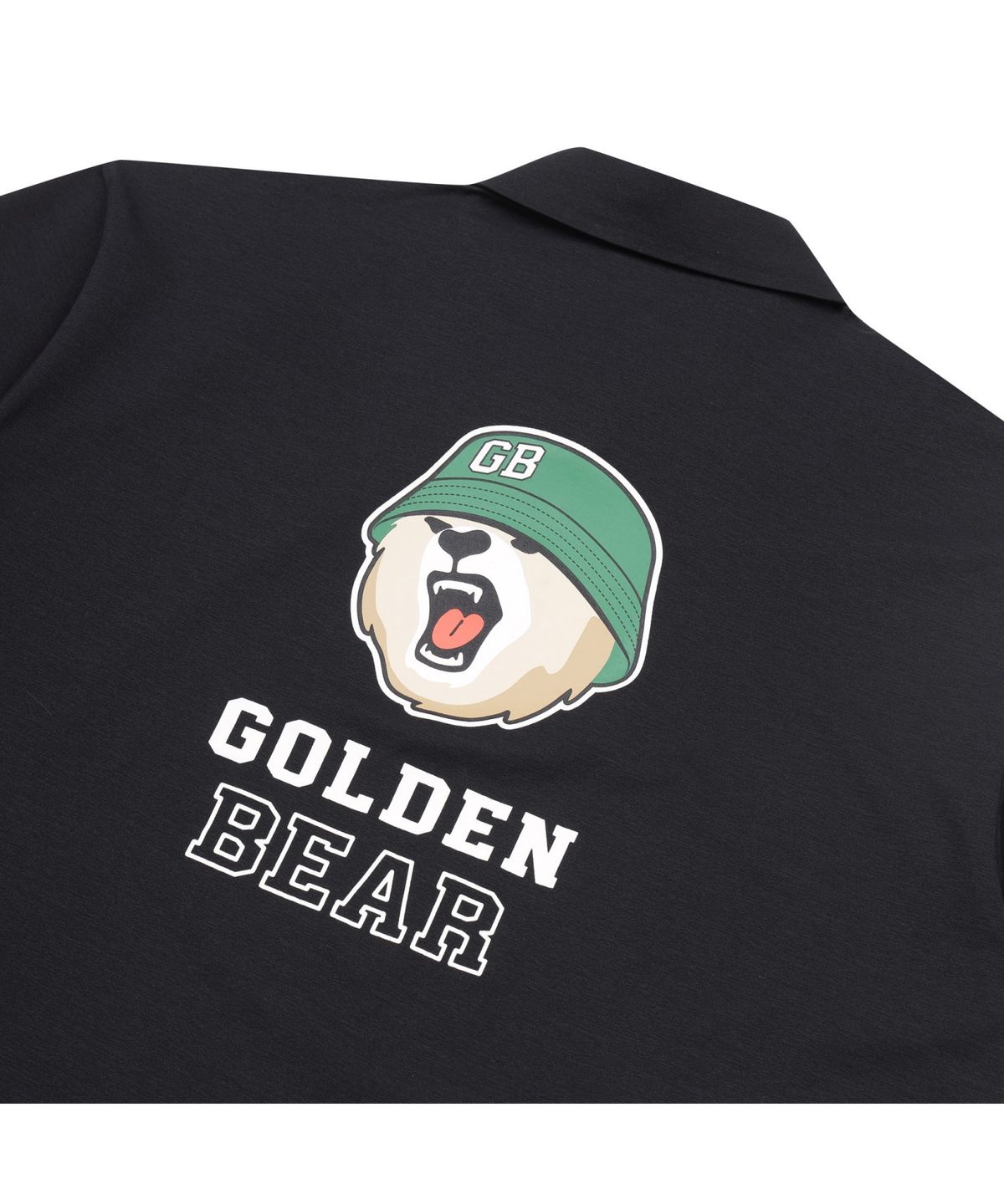 골든베어(GOLDEN BEAR) (UNI) SORONA Printed Back Polo T-shirt_G4TAM25395BKX