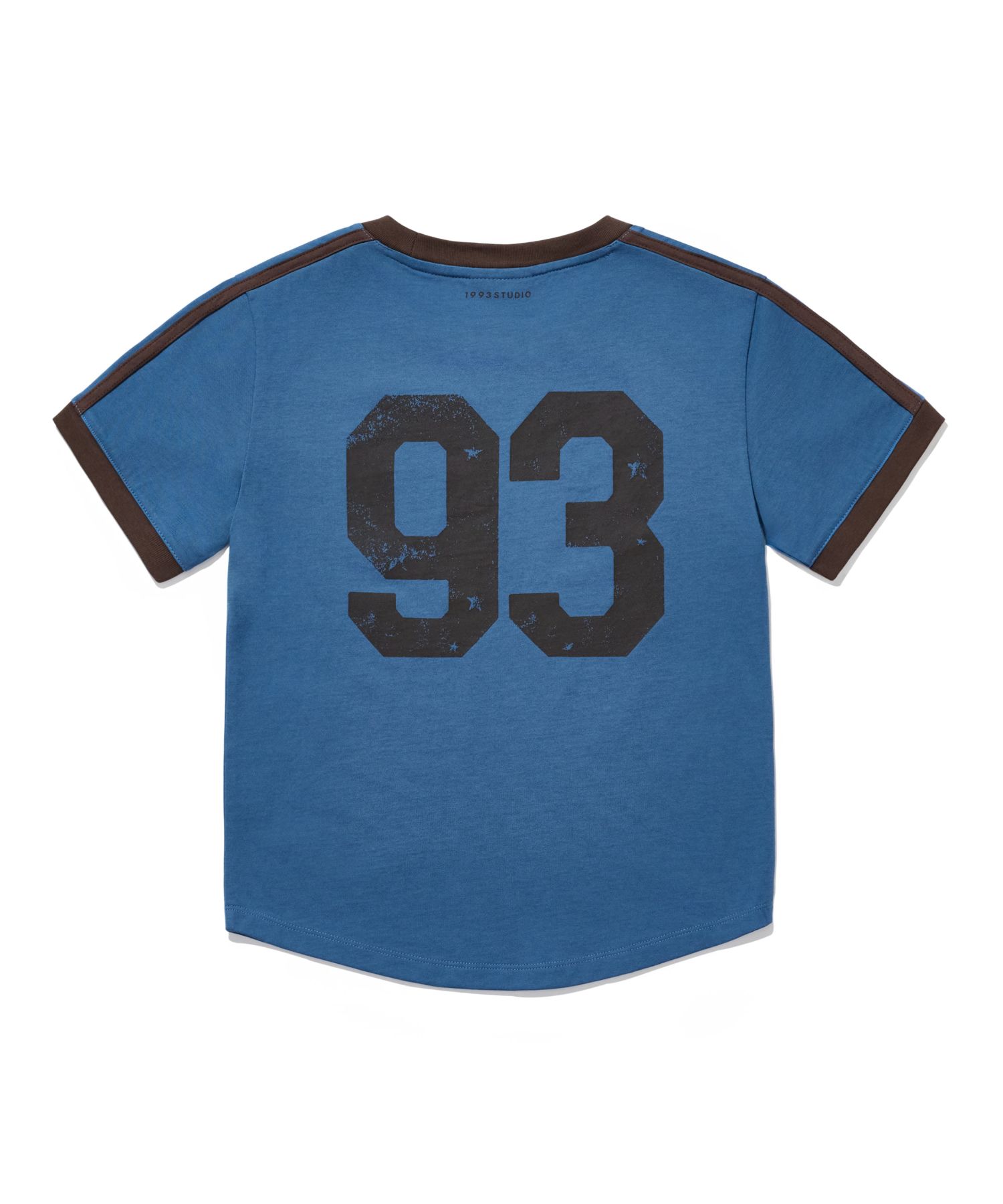 【1993studio】 Lettering Ringer Crop T-Shirt /追跡付 1993studio】 Lettering Ringer Crop T-Shirt /追跡付