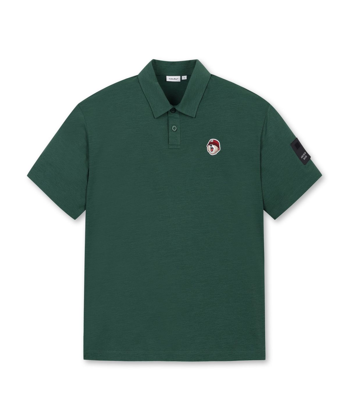 골든베어(GOLDEN BEAR) (UNI) SORONA Printed Back Polo T-shirt_G4TAM25395GRX