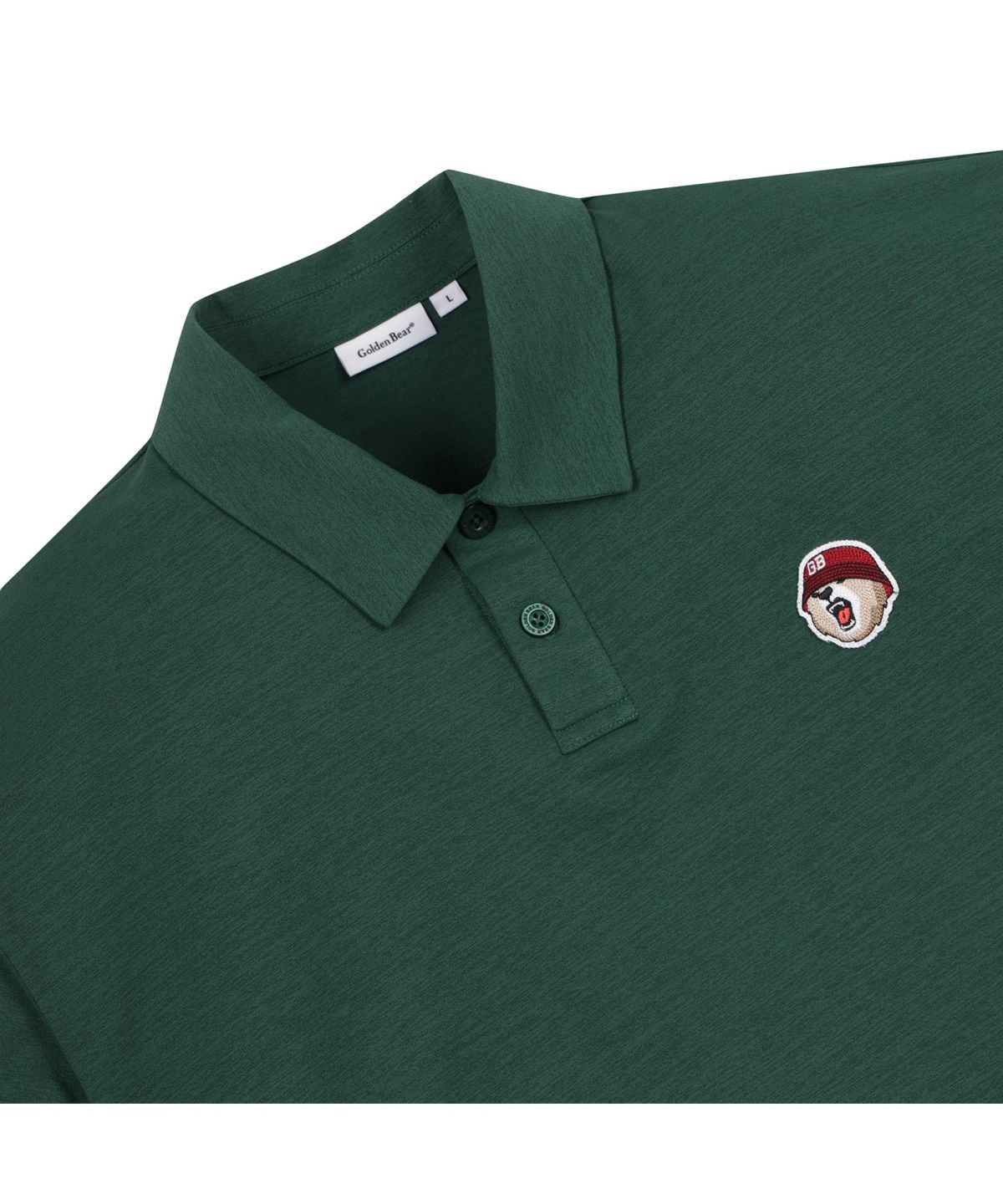 골든베어(GOLDEN BEAR) (UNI) SORONA Printed Back Polo T-shirt_G4TAM25395GRX