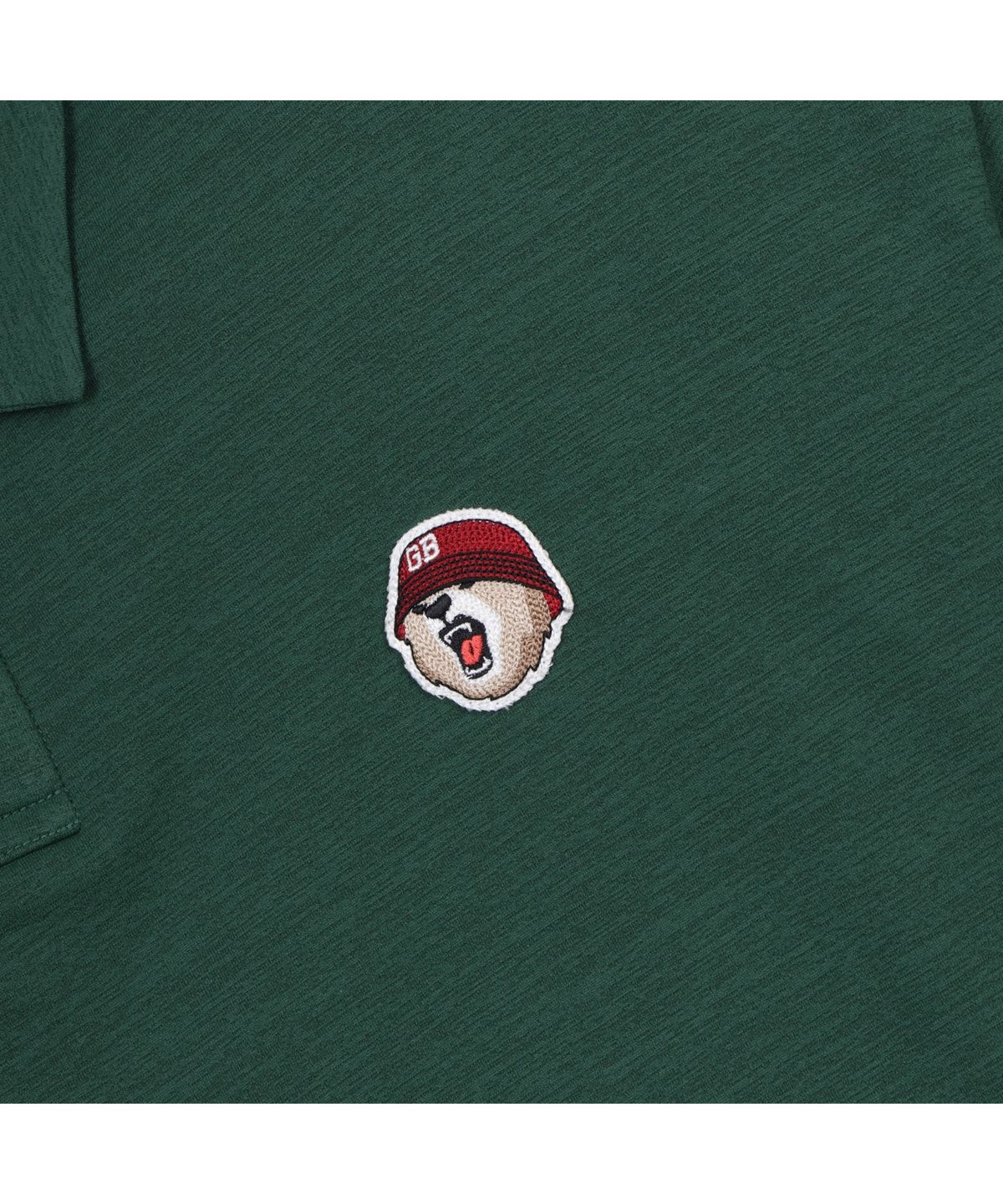 골든베어(GOLDEN BEAR) (UNI) SORONA Printed Back Polo T-shirt_G4TAM25395GRX