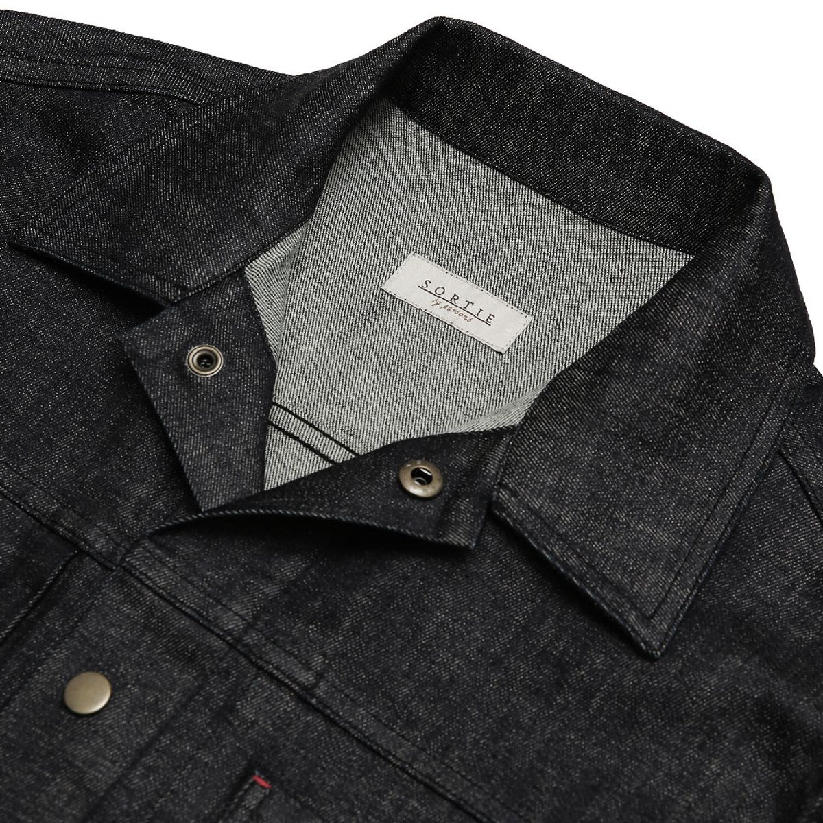 솔티(SORTIE) 570 Type-2 Denim Trucker Jacket (Black)