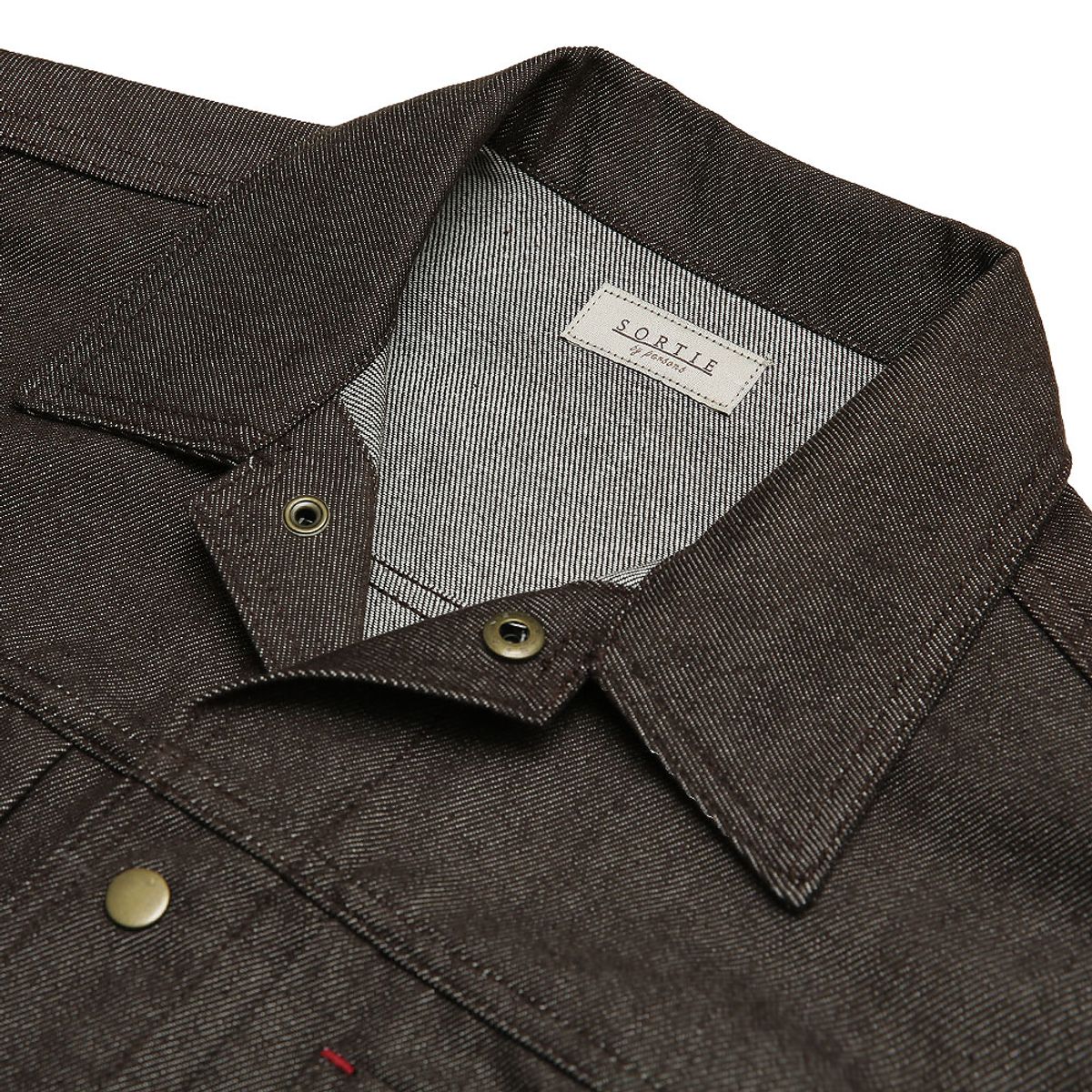 솔티(SORTIE) 560 Type-2 Denim Trucker Jacket (Brown)