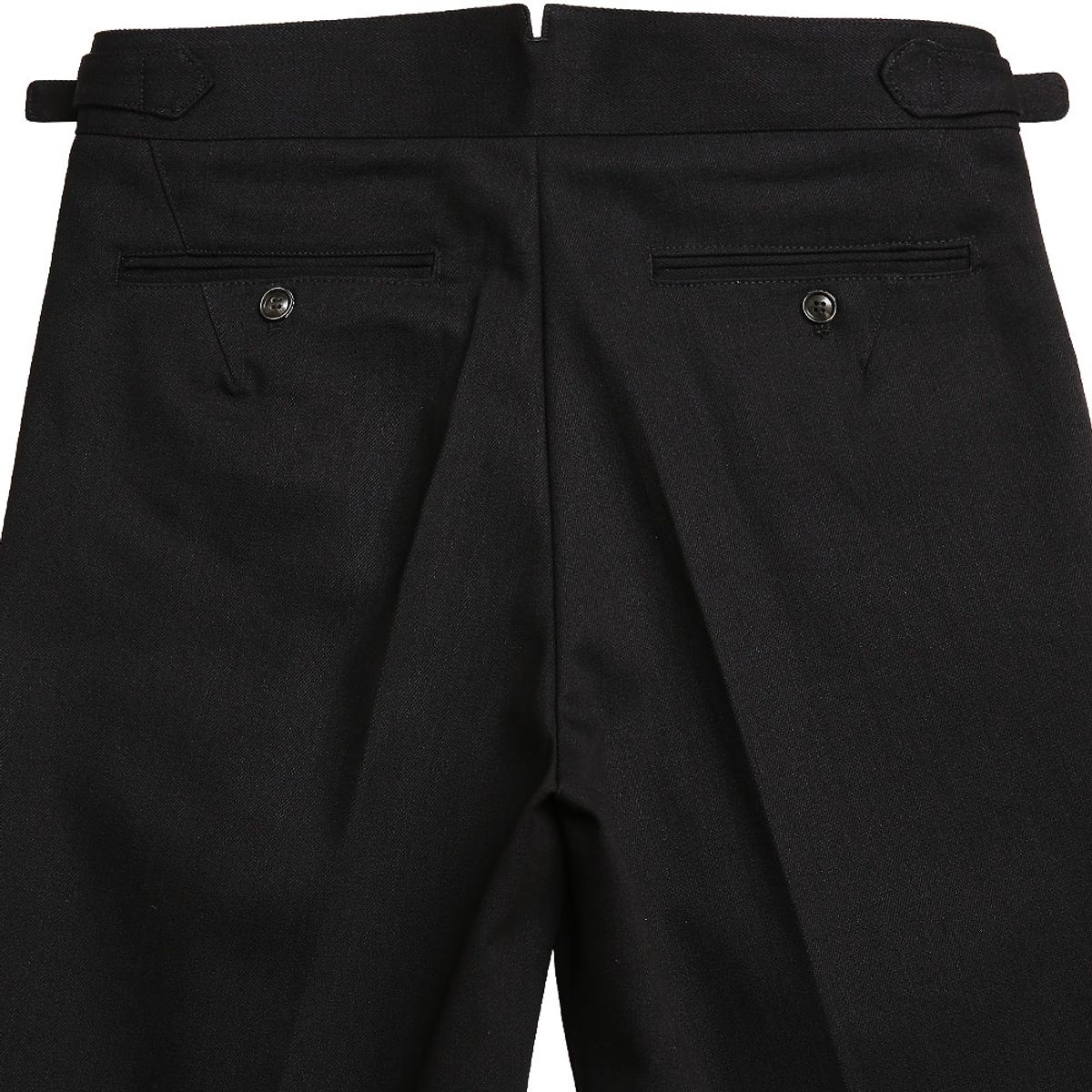 솔티(SORTIE) Deep Black Reve Denim Trousers (Black)