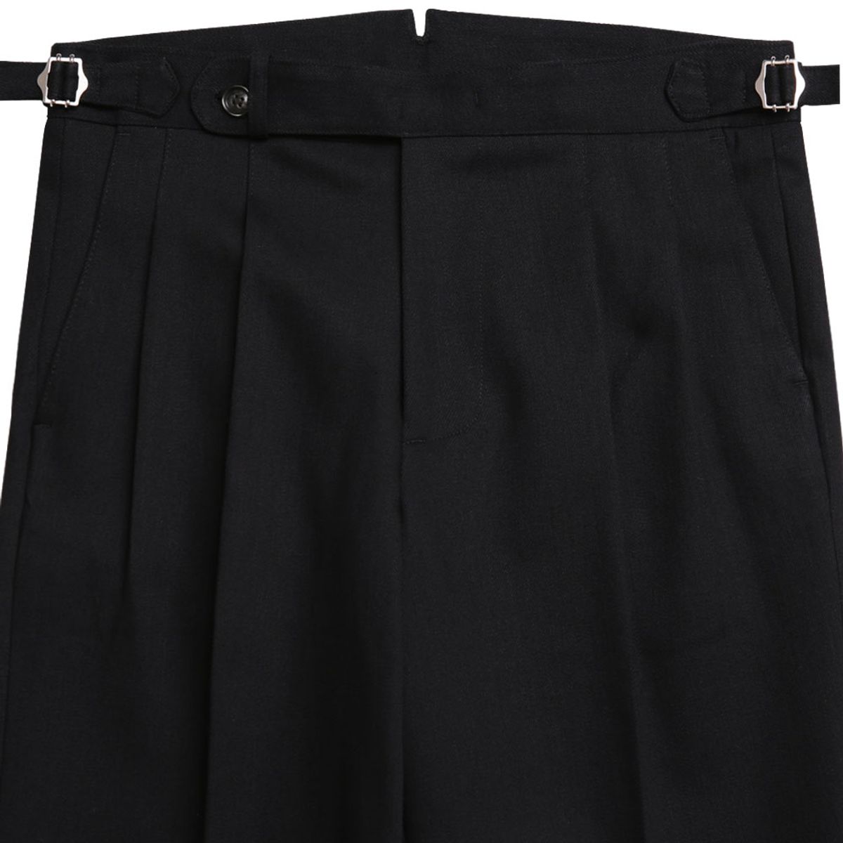 솔티(SORTIE) Deep Black Reve Denim Trousers (Black)