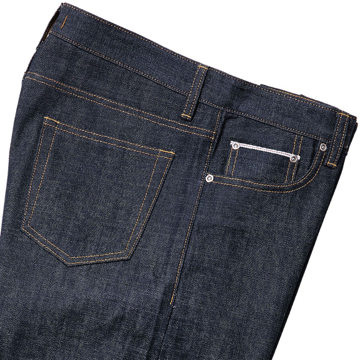 솔티(SORTIE) 075 Raw Selvedge denim Jeans (Indigo Blue)