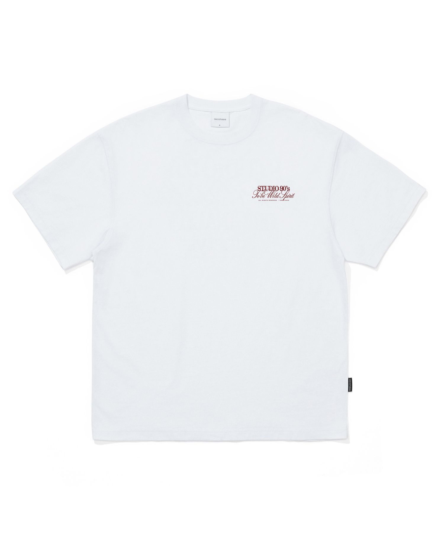【1993studio】 Vintage lettering t-shirt / 追跡付 MUSINSA | 1993STUDIO Vintage Lettering T-Shirt_White
