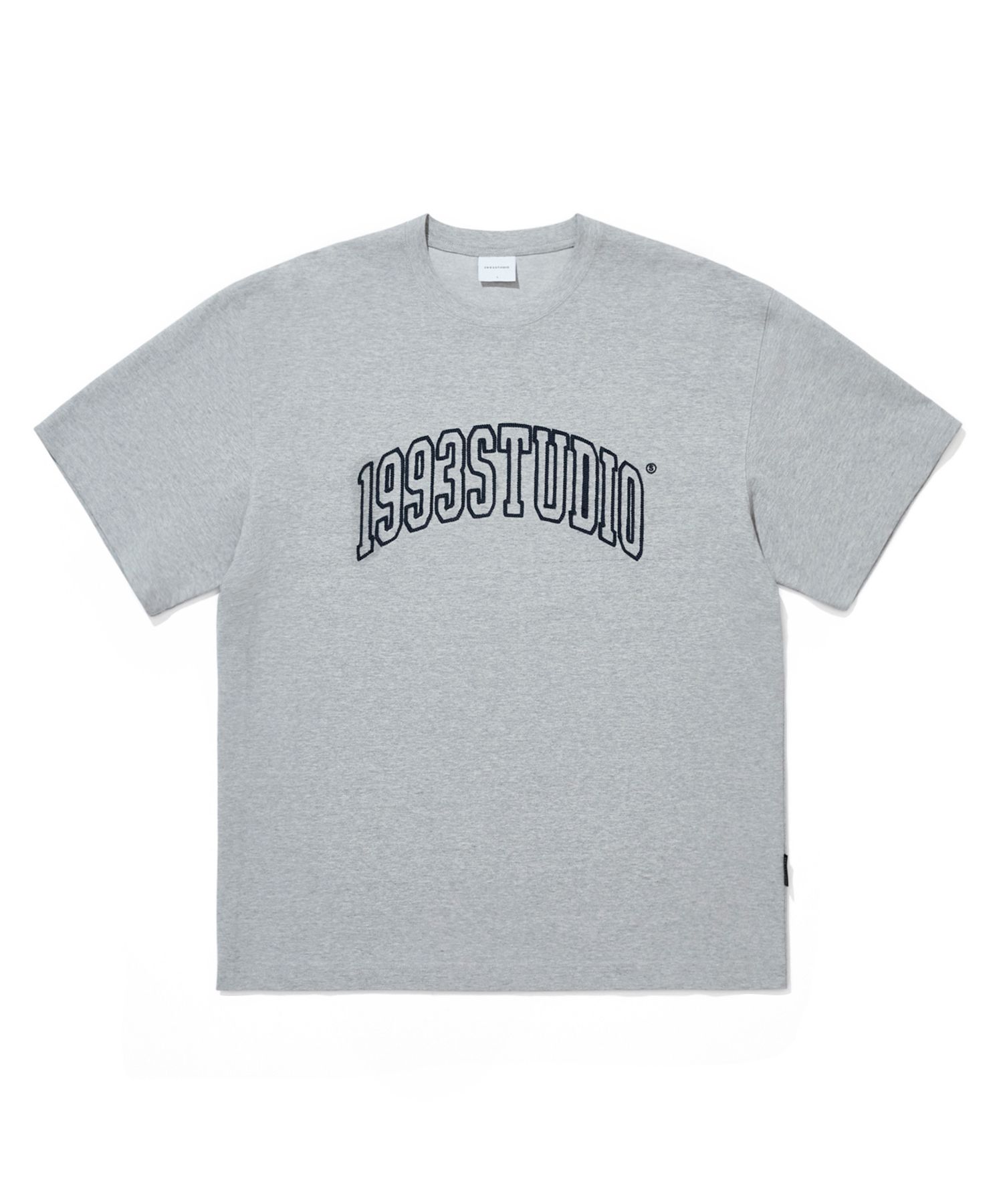 【1993studio】25SS★ Authentic Logo Embroidered T-Shirt MUSINSA | 1993STUDIO Authentic Logo Embroidered T-Shirt_White