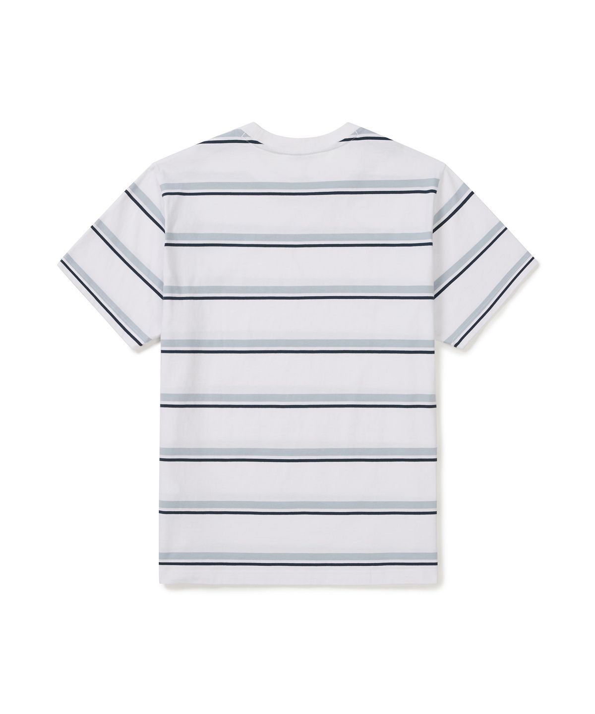 스노우피크 어패럴(SNOWPEAK APPAREL) 코튼 스트라이프 반팔 티셔츠 (S25MMFTS49) Navy
