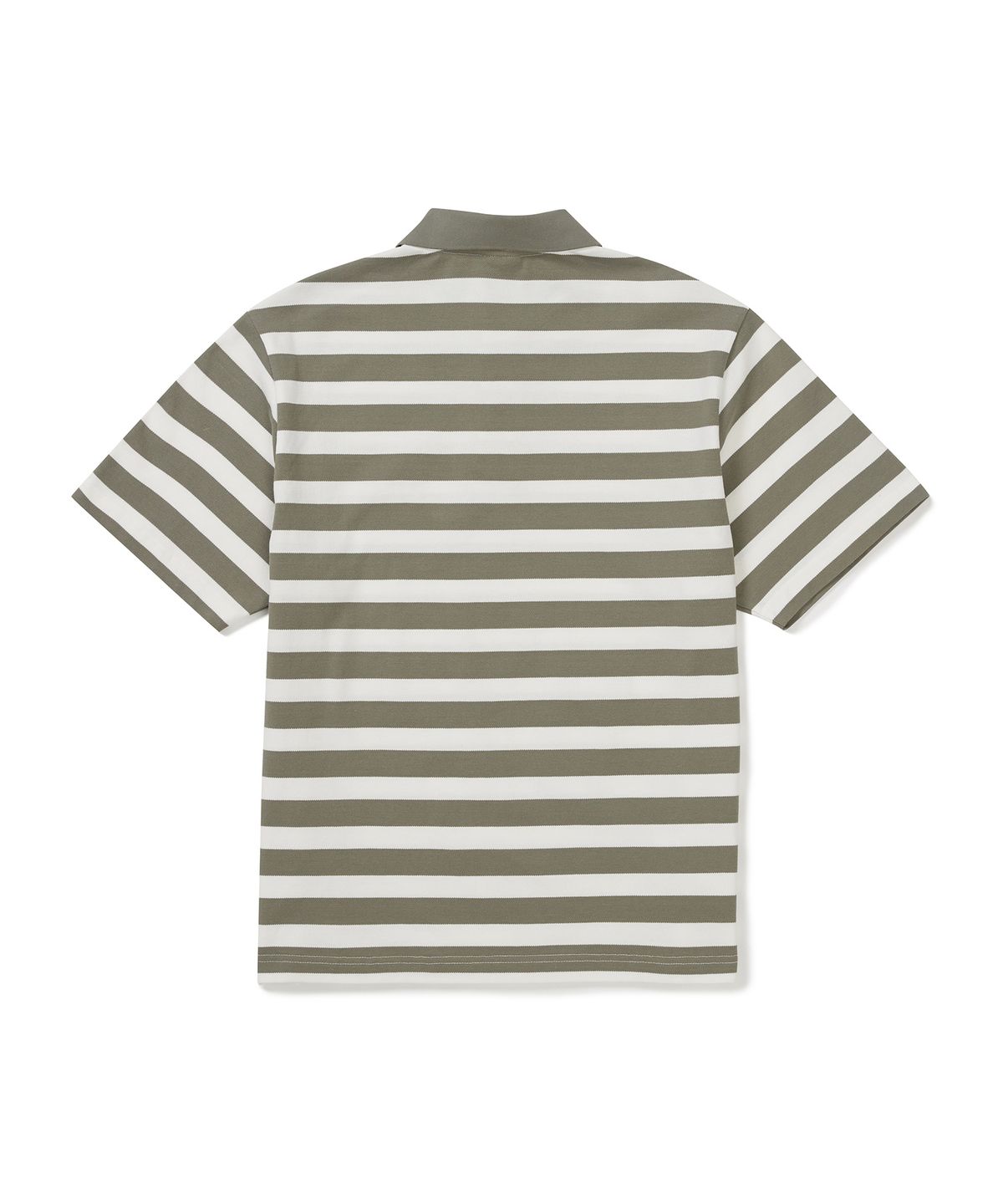 스노우피크 어패럴(SNOWPEAK APPAREL) 코튼 스트라이프 폴로 티셔츠 (S25MMFPS49) Vintage Khaki
