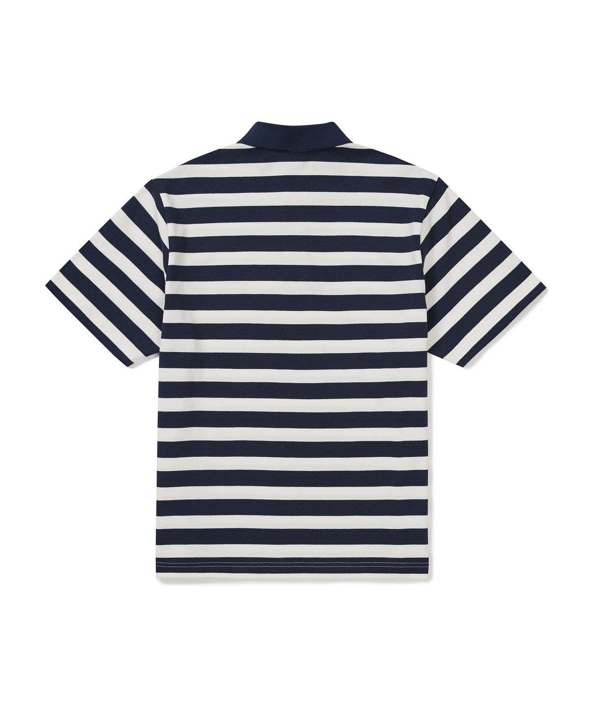 스노우피크 어패럴(SNOWPEAK APPAREL) 코튼 스트라이프 폴로 티셔츠 (S25MMFPS49) Navy