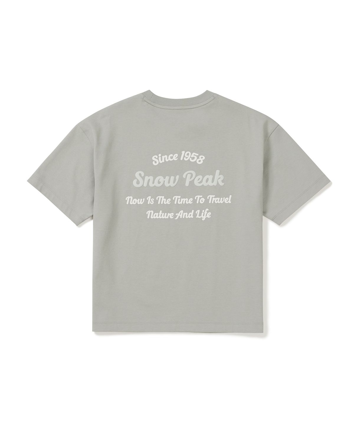 스노우피크 어패럴(SNOWPEAK APPAREL) 에어로쿨 여성 컬러 세미크롭 반팔 티셔츠 (S25MWFTS77) Mint