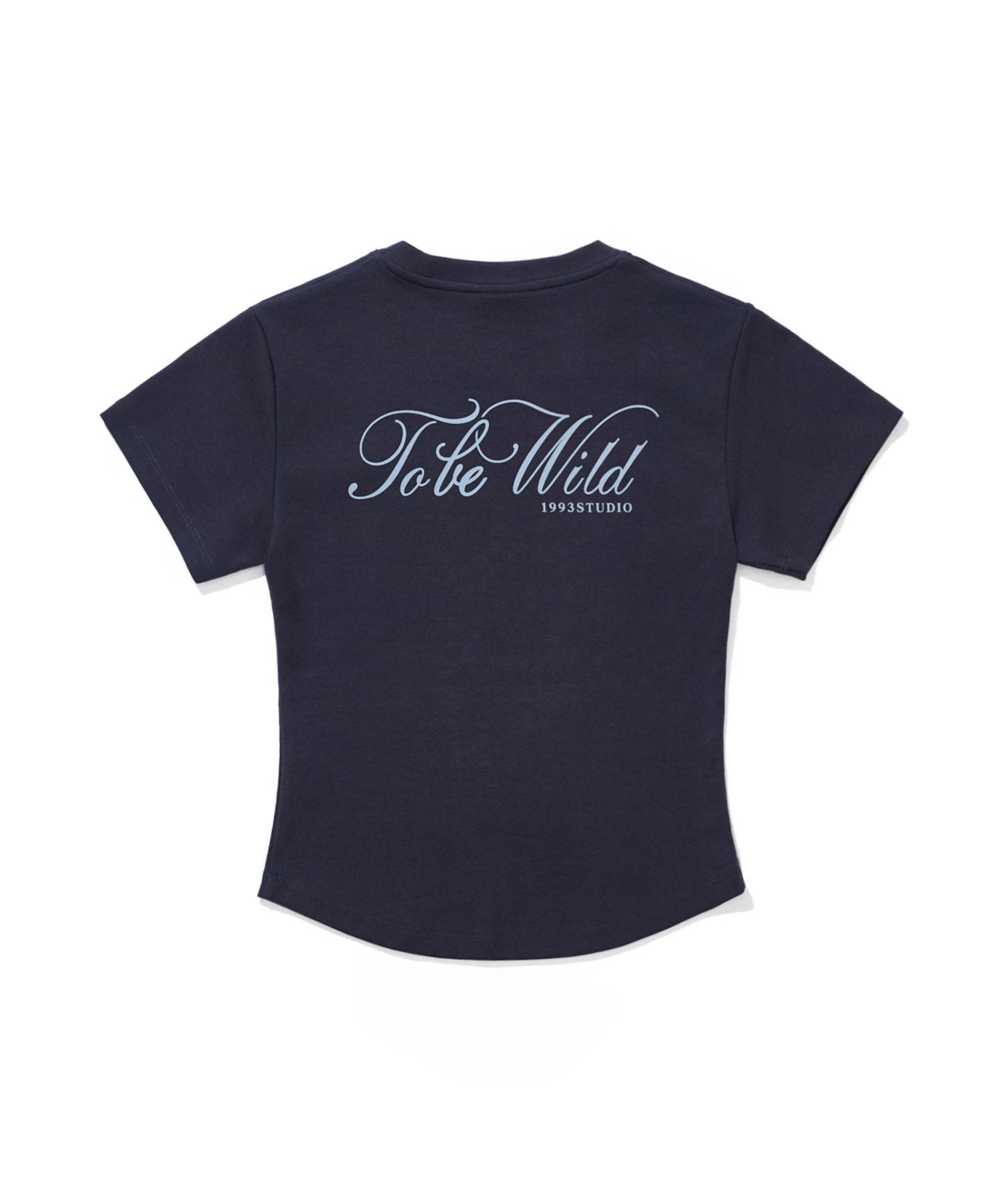 【1993studio】 New 93 Logo Crop T-Shirt / 追跡付 MUSINSA公式 | 1993STUDIO New 93 Logo Crop T-Shirt_Navy