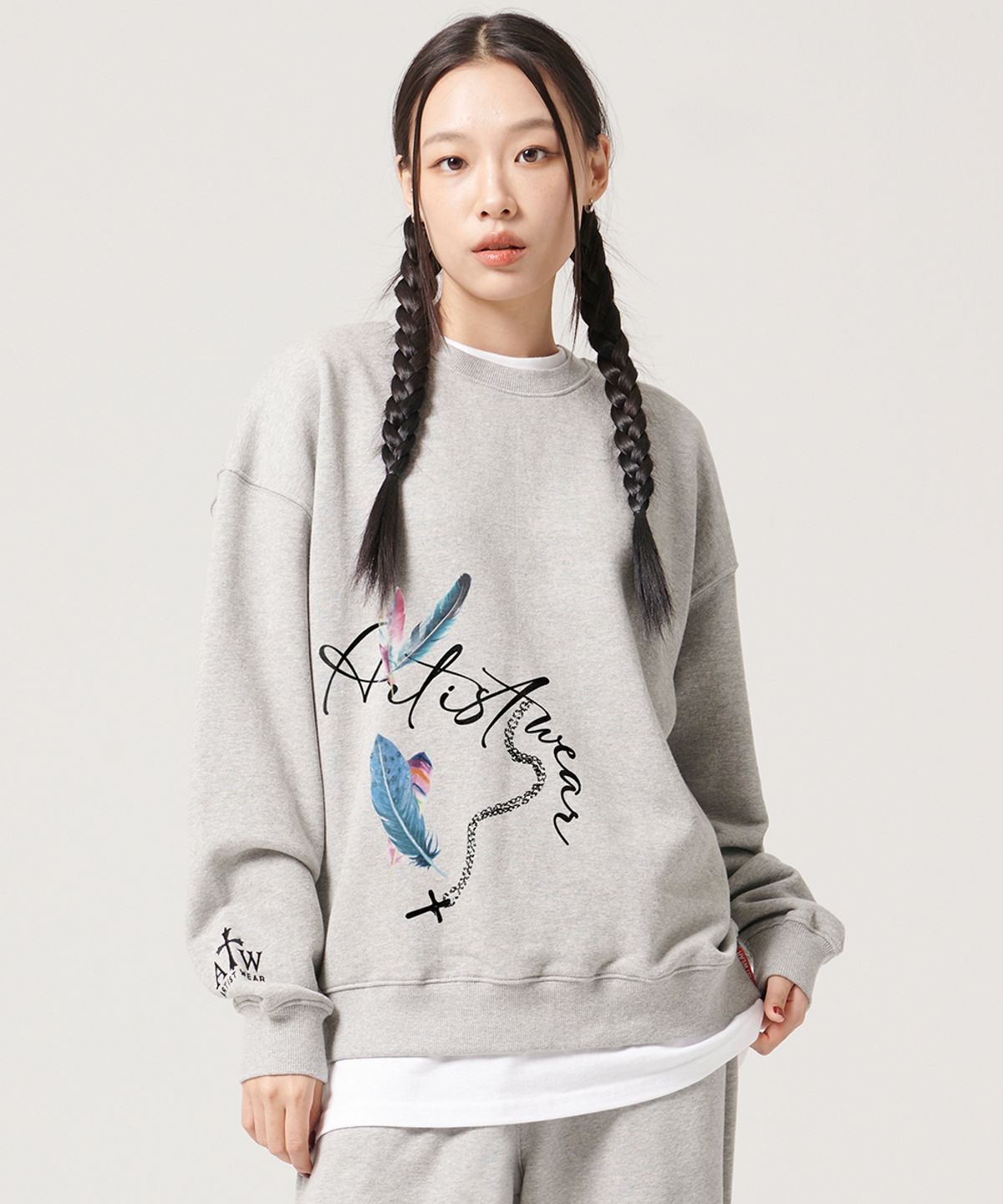 아티스트웨어(ARTISTWEAR) [ATW] 페더크로스 맨투맨