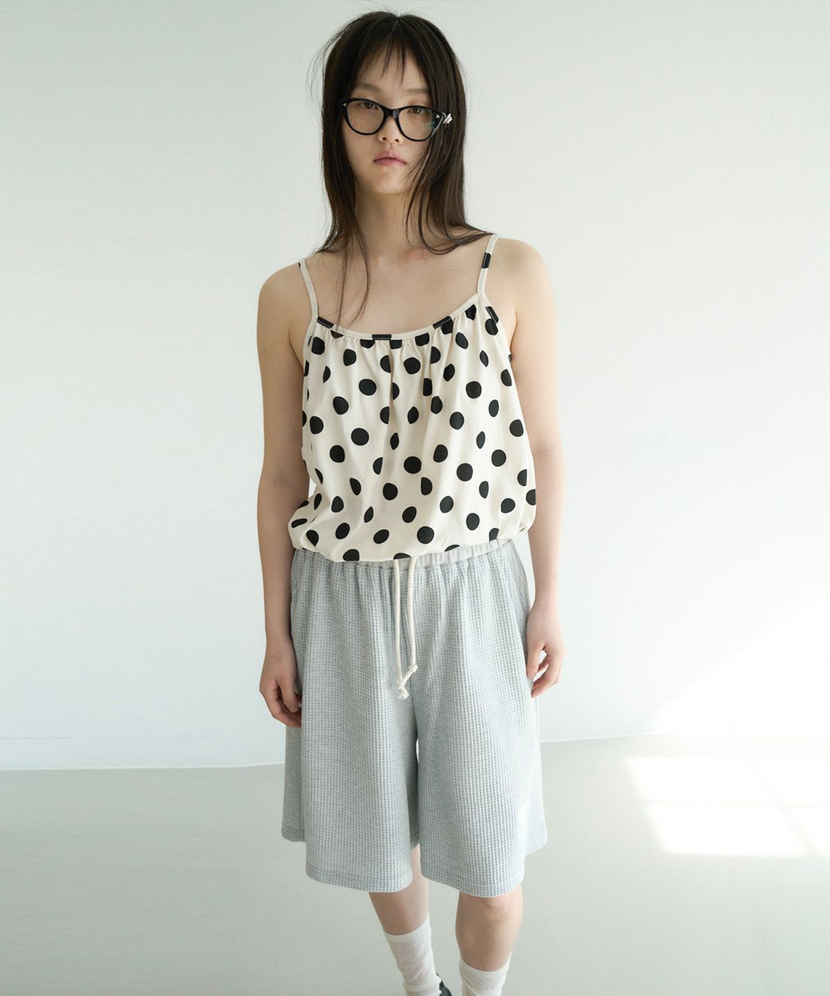 펀프롬펀(FUNFROMFUN) Polka Top (Ivory)