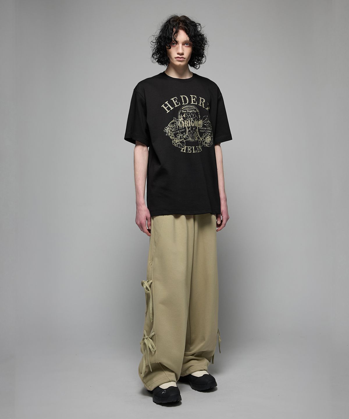 헤더헬렌(HEDER HELEN) Knot wide sweat PT beige
