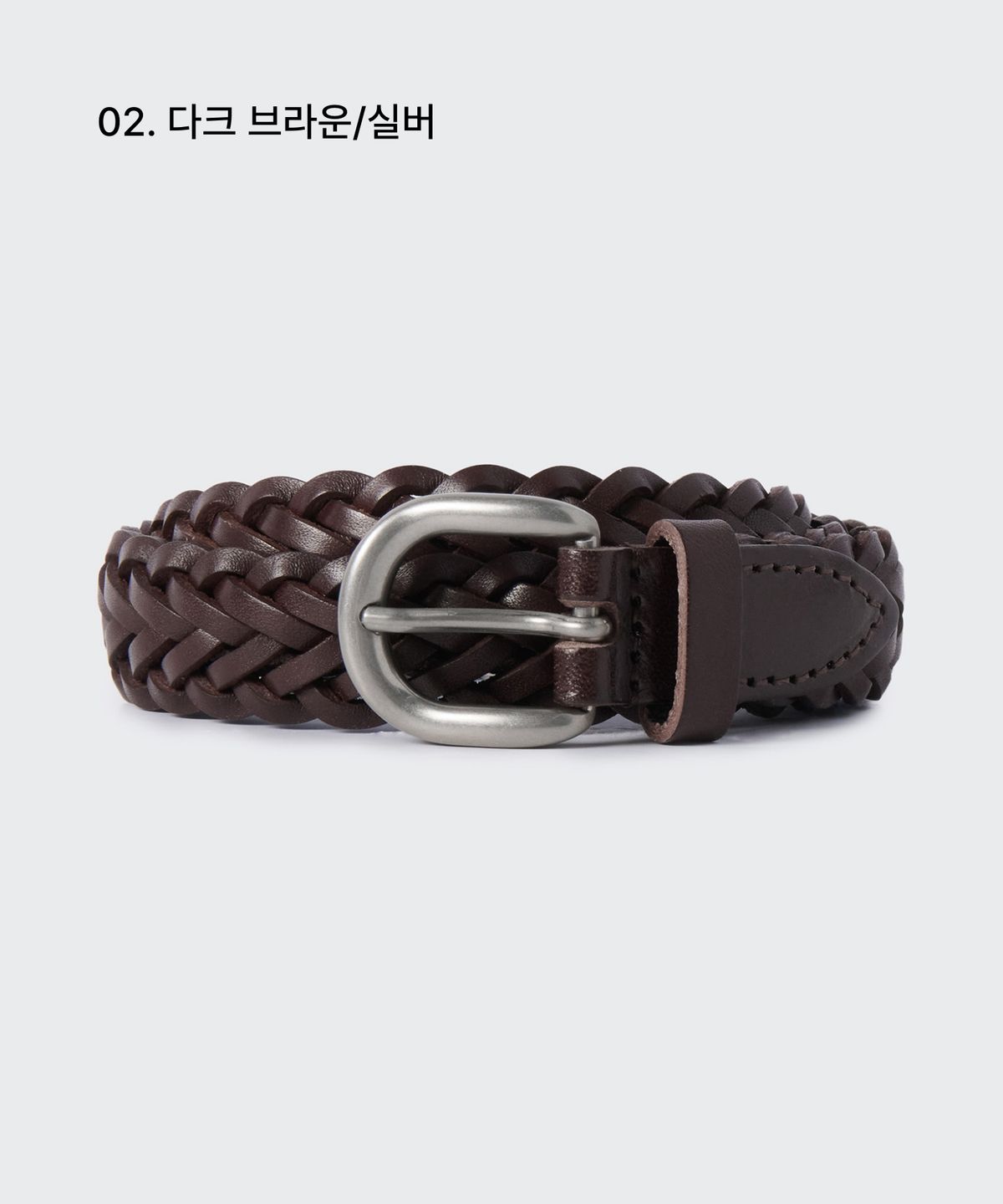 무신사 스탠다드 우먼(MUSINSA STANDARD WOMAN) 우먼즈 레더 위빙 슬림 벨트_20mm