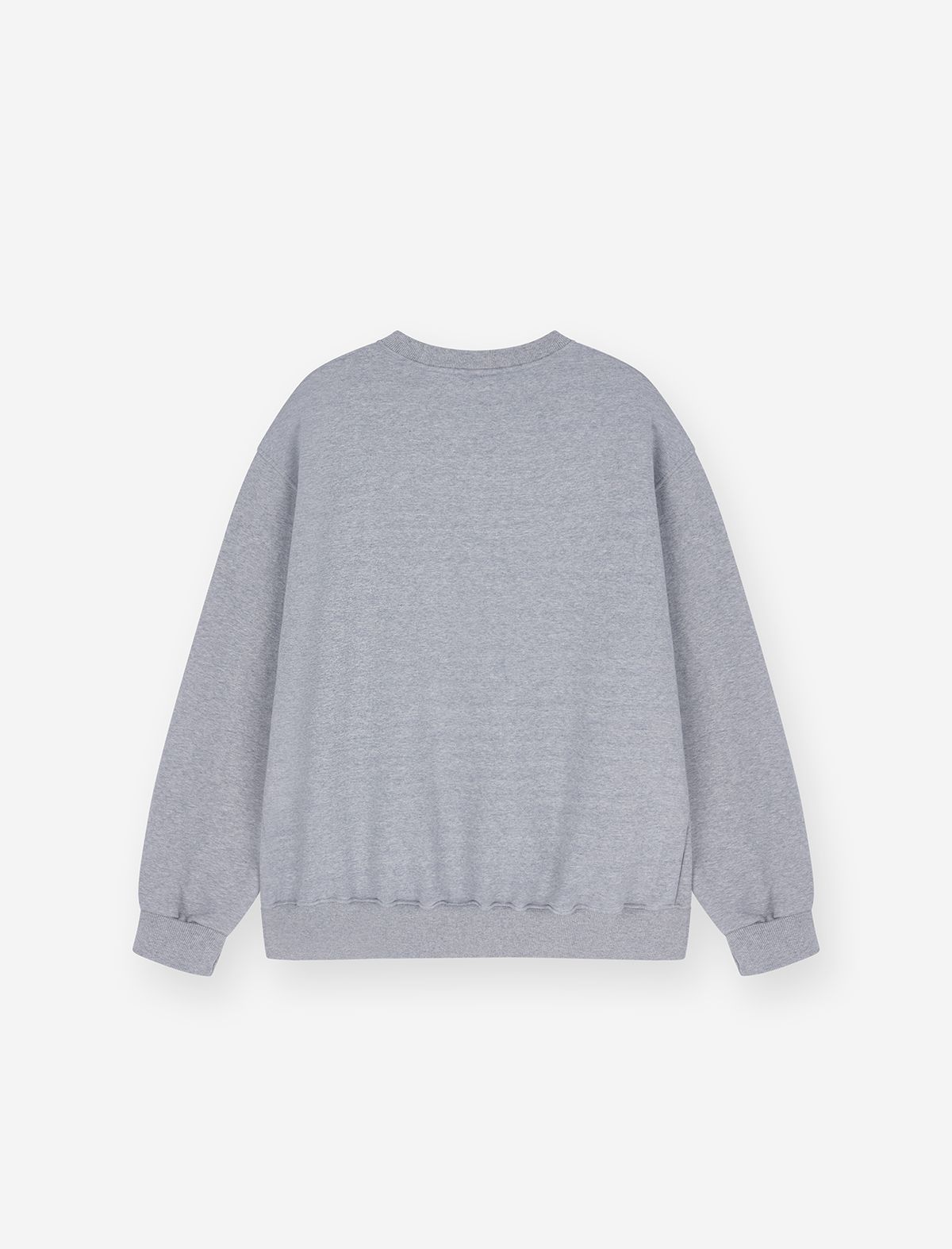 플랫웨이브 인 서울(FLATWAVE IN SEOUL) Soulu Patchwork Sweatshirt Grey Melange