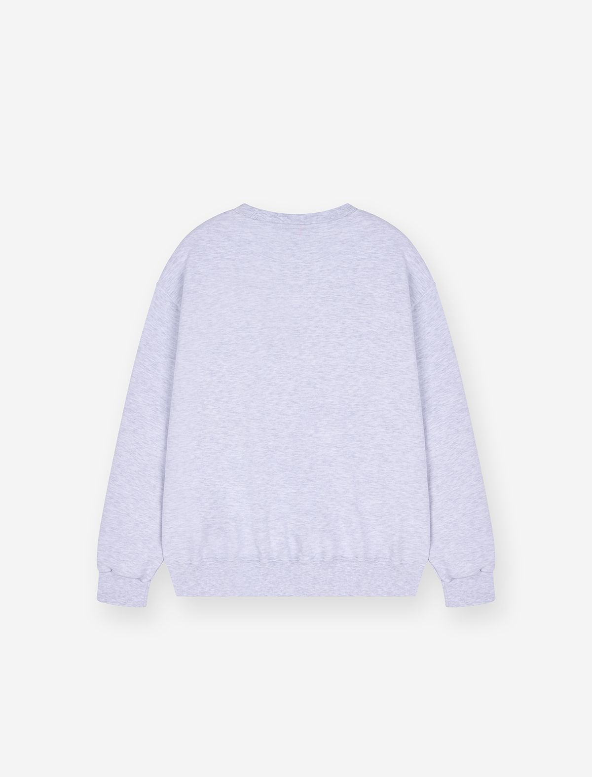 플랫웨이브 인 서울(FLATWAVE IN SEOUL) Soulu Patchwork Sweatshirt Light Grey Melange