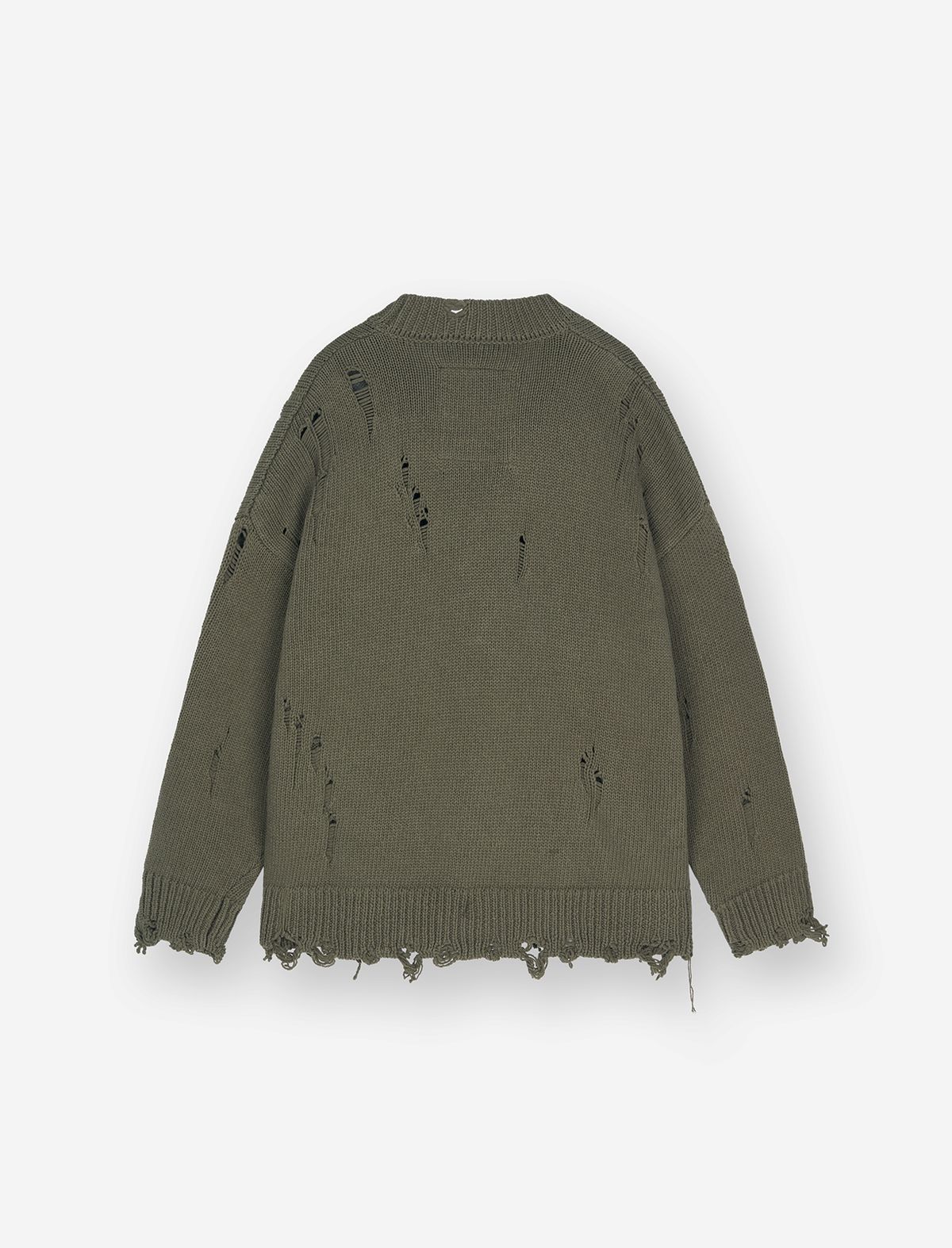 플랫웨이브 인 서울(FLATWAVE IN SEOUL) Xaos Vintage Cotton Cardigan Khaki